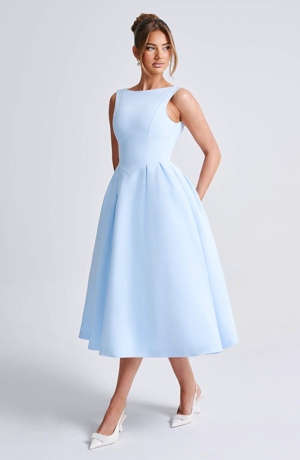 Clarabella Midi Dress - Blue Product Image