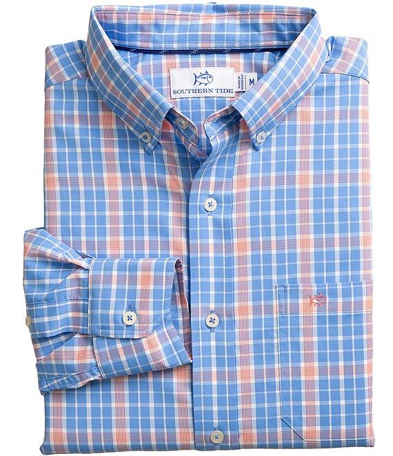 Southern Tide Beckenham Plaid Long Woven Dress Shirt Product Image