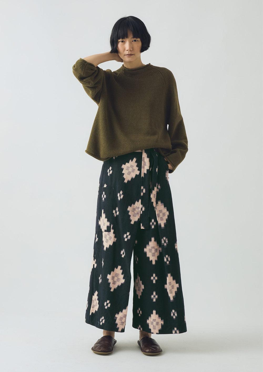 Organic Cotton Linen Easy Sweater | Montella Product Image