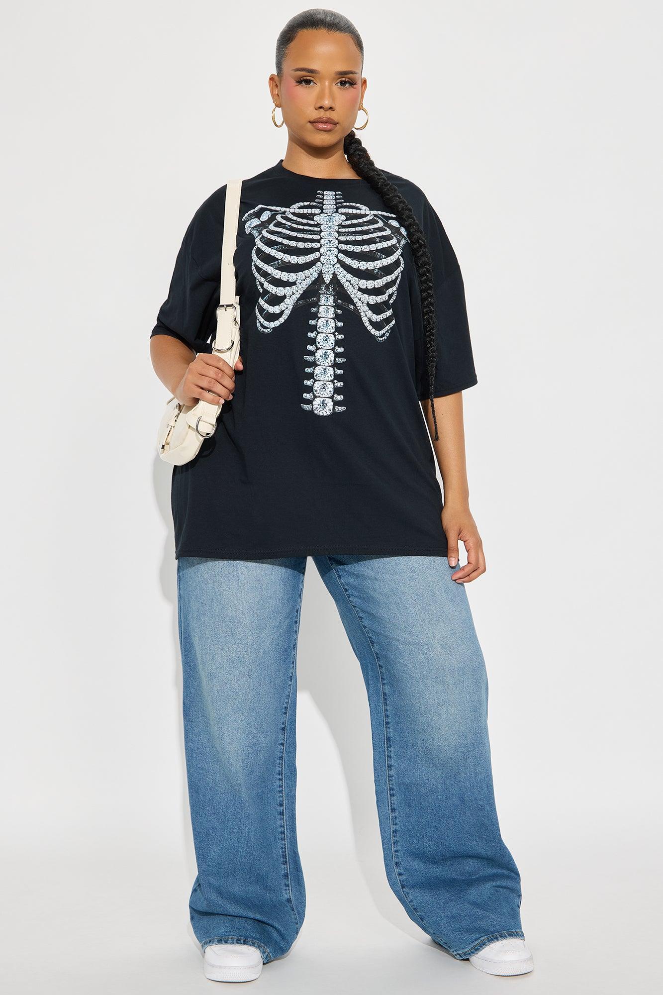 Bare Bones Tee  - Black Female Product Image