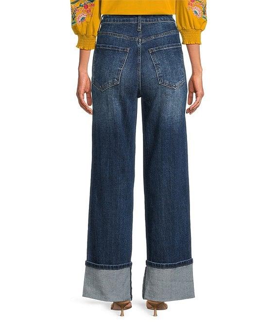 KUT from the Kloth Stretch Denim Sienna High Rise Straight Leg Jeans Product Image