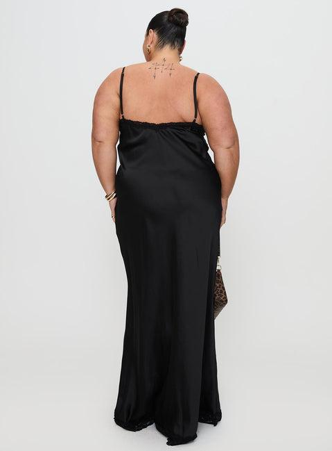 Jorjette Lace Maxi Dress Black Product Image