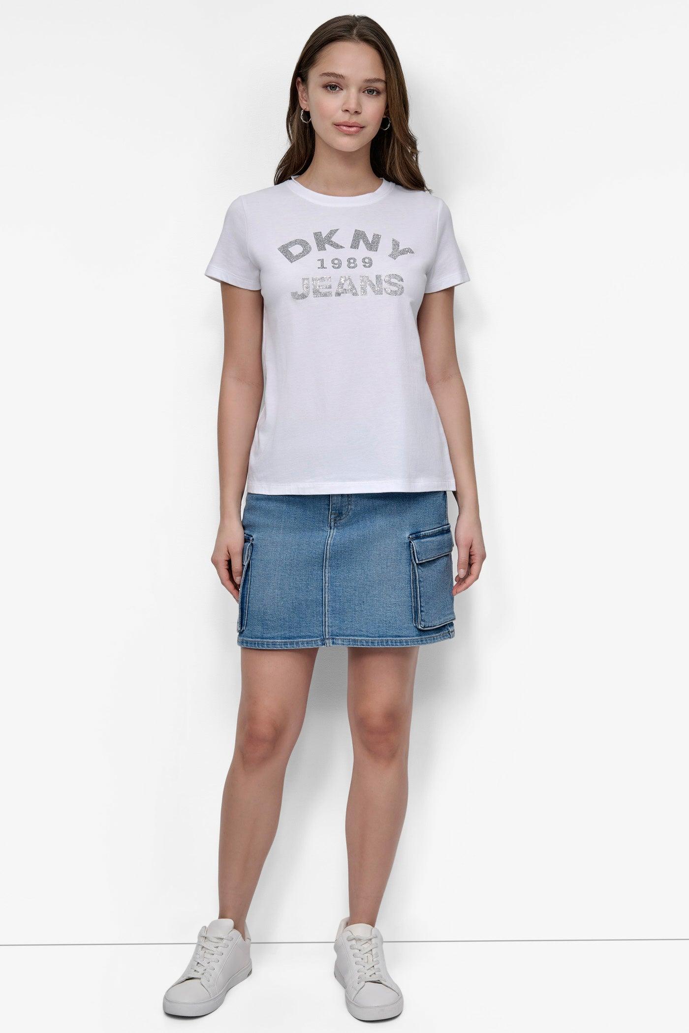 RHINESTONE LOGO TEE Product Image