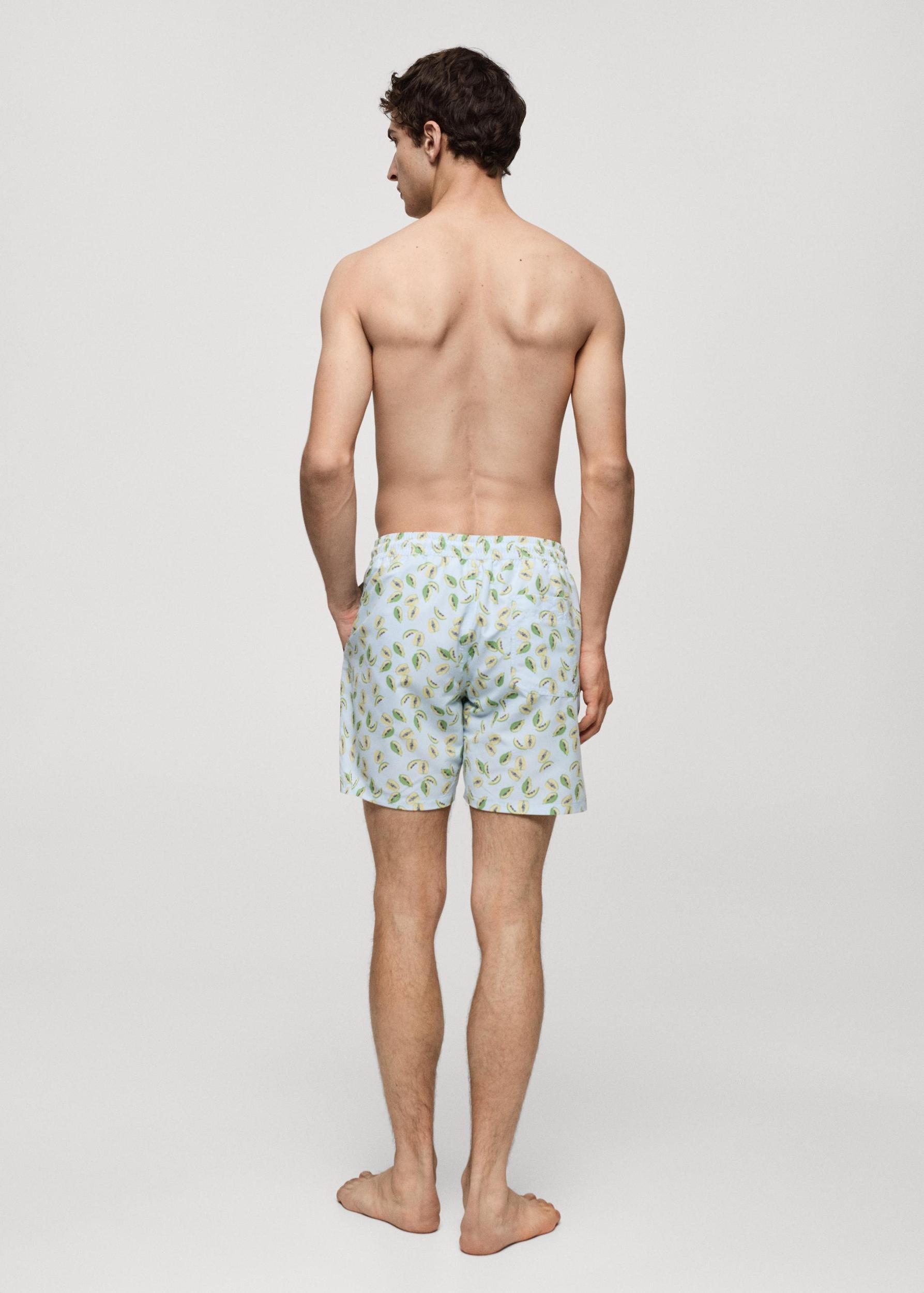 Fruit-print swimming trunks - Men | MANGO USA Product Image