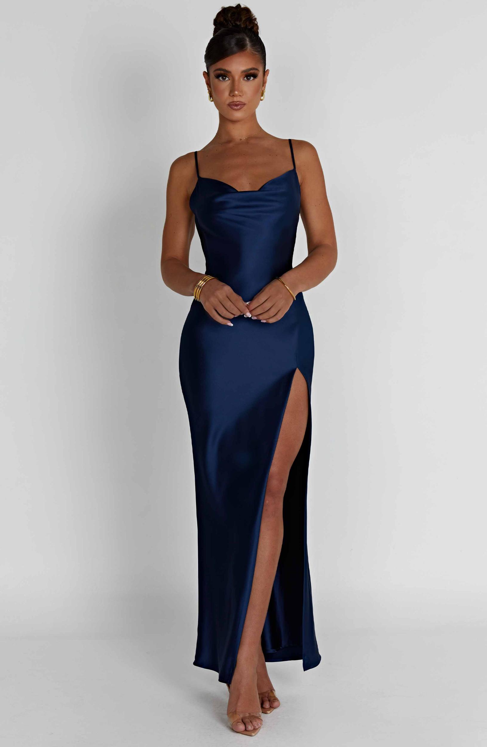 Celestina Maxi Dress - Navy Product Image