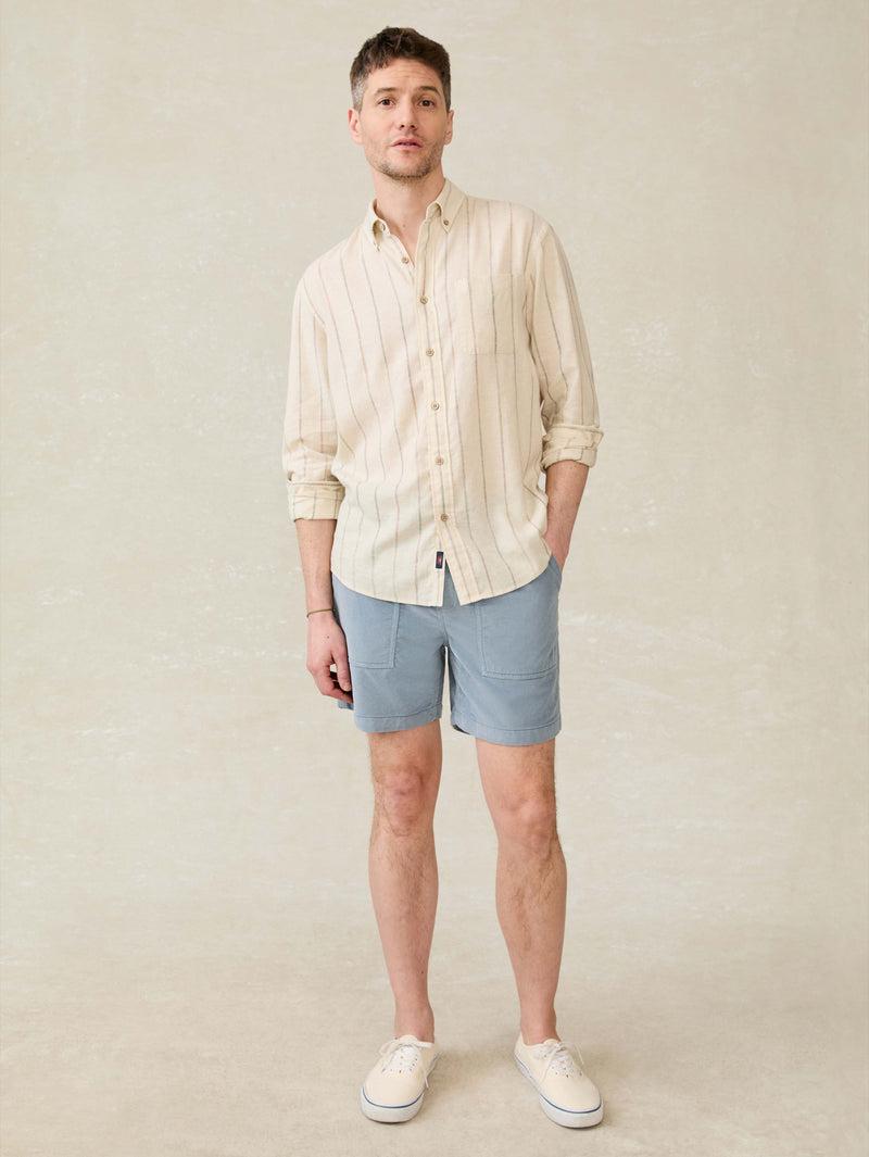 Corduroy Drawstring Utility Short - Light Flint Male Product Image