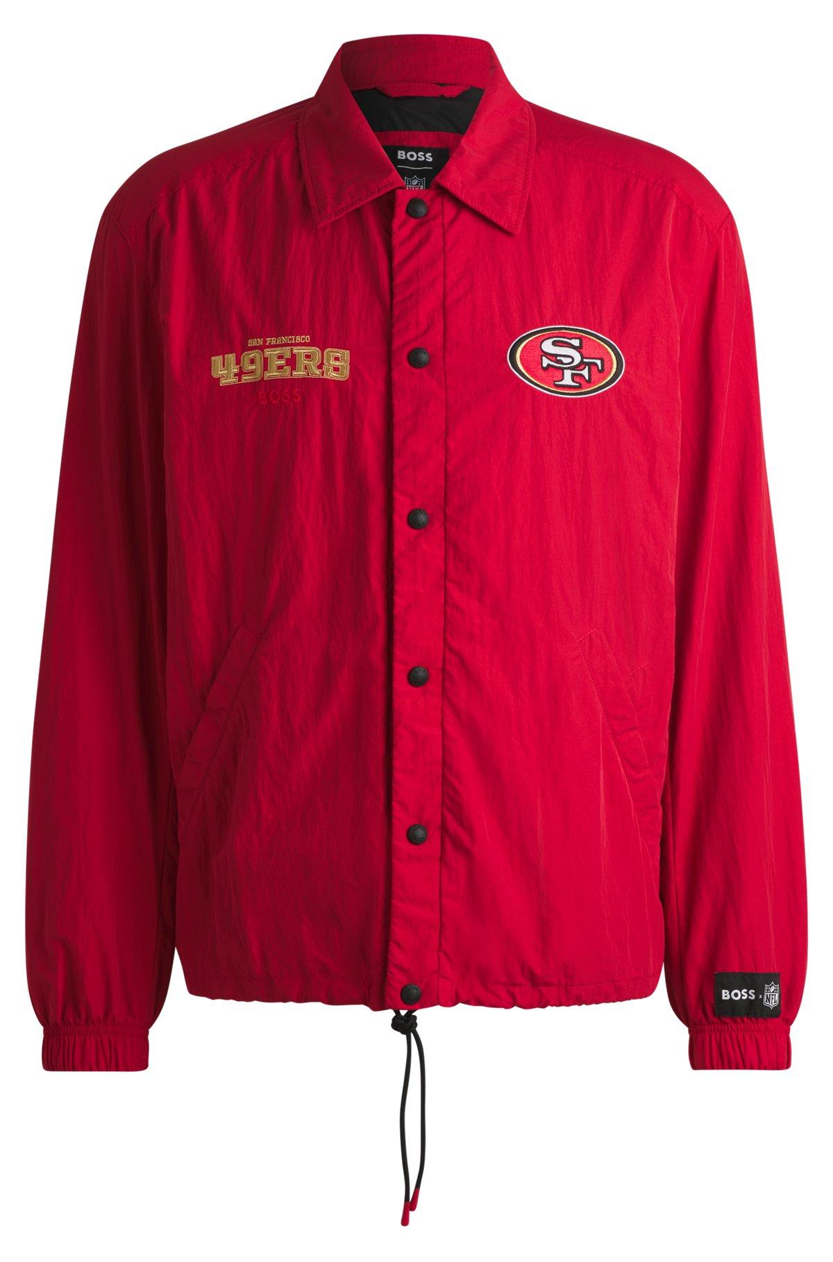 BOSS x NFL water-repellent jacket with embroidered branding Product Image