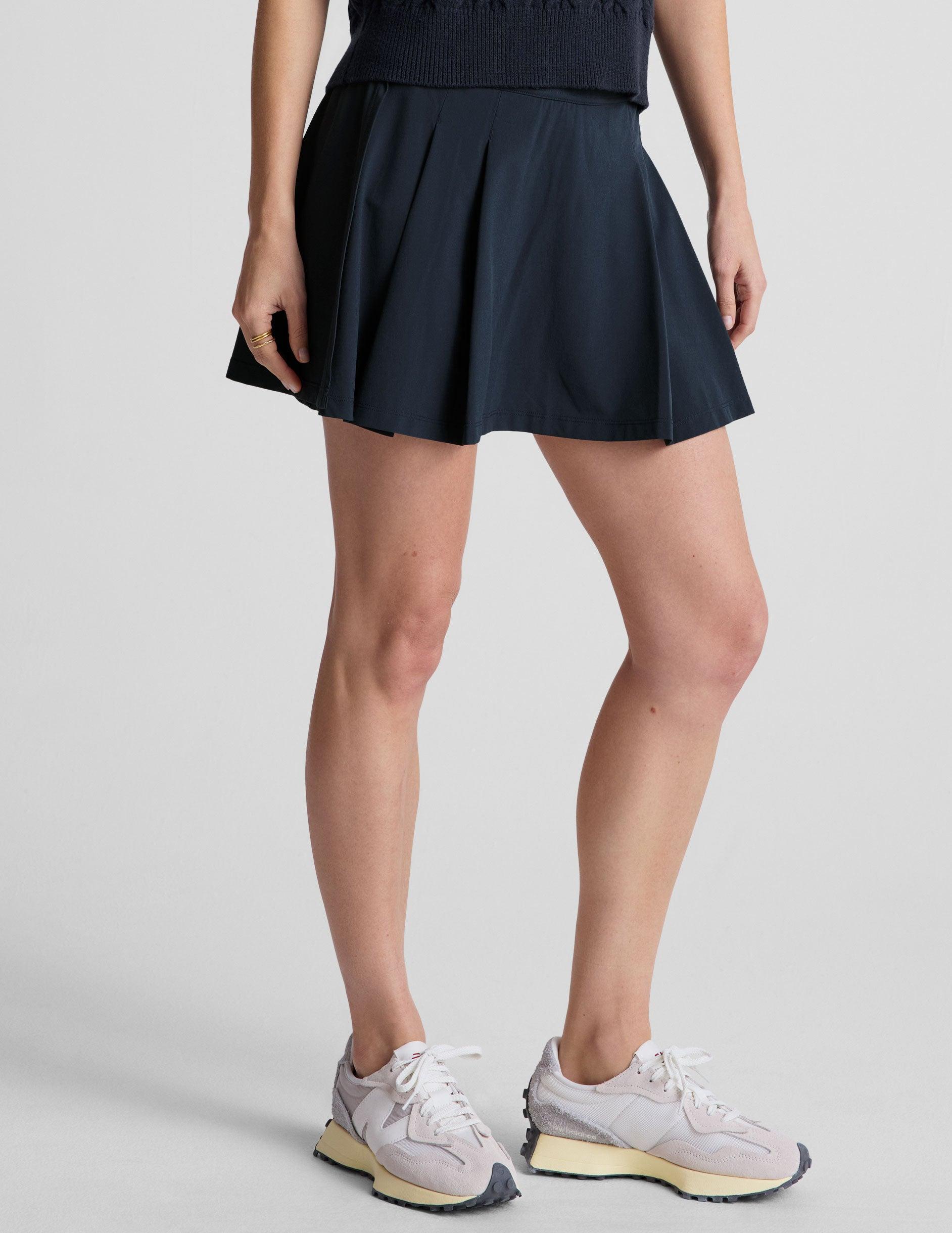 Score Pleated Skirt Product Image