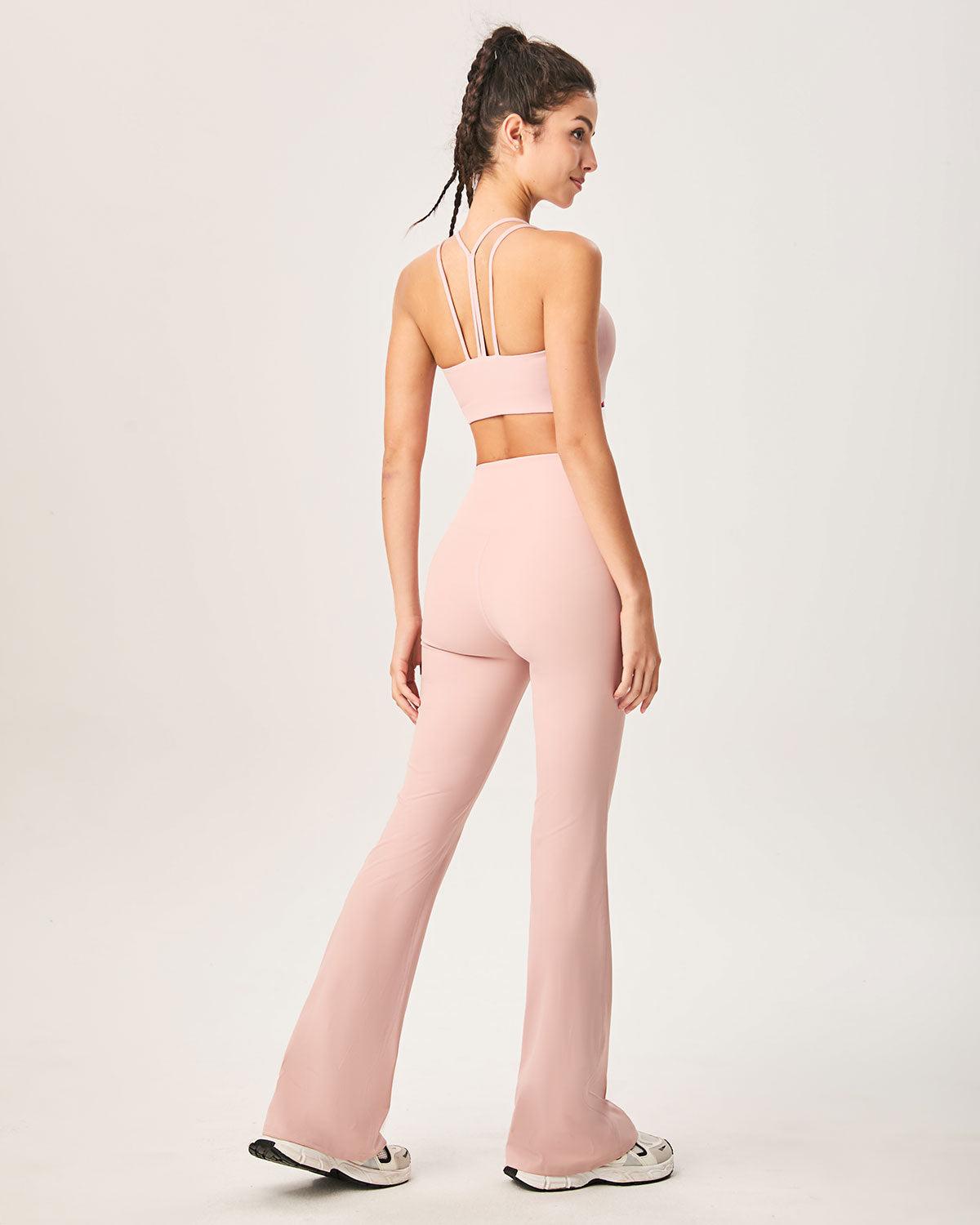 Pink High Waisted Sleek Leggings Product Image