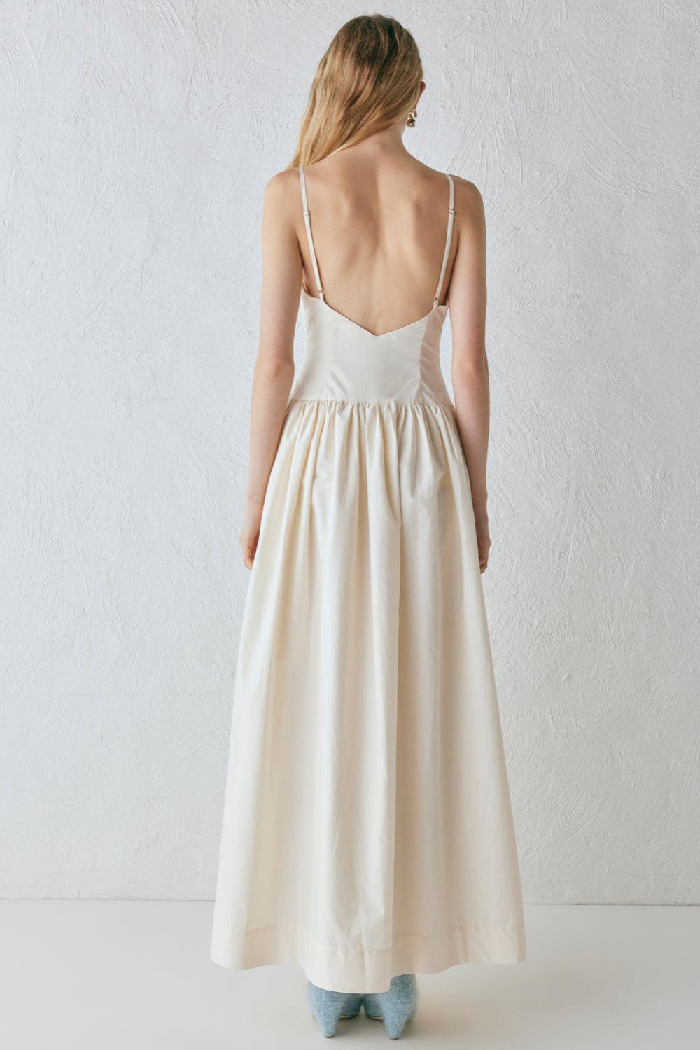 Sloane Maxi Dress Cream Product Image