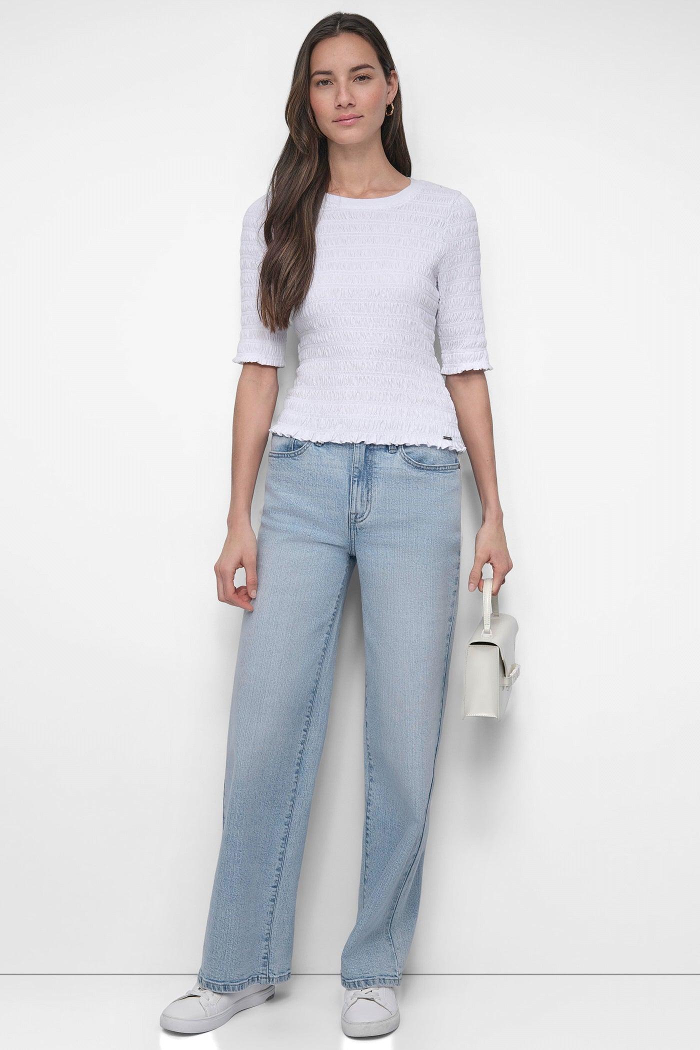 SMOCKED TEE Product Image