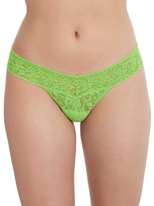 Signature Lace Low Rise Thong Product Image