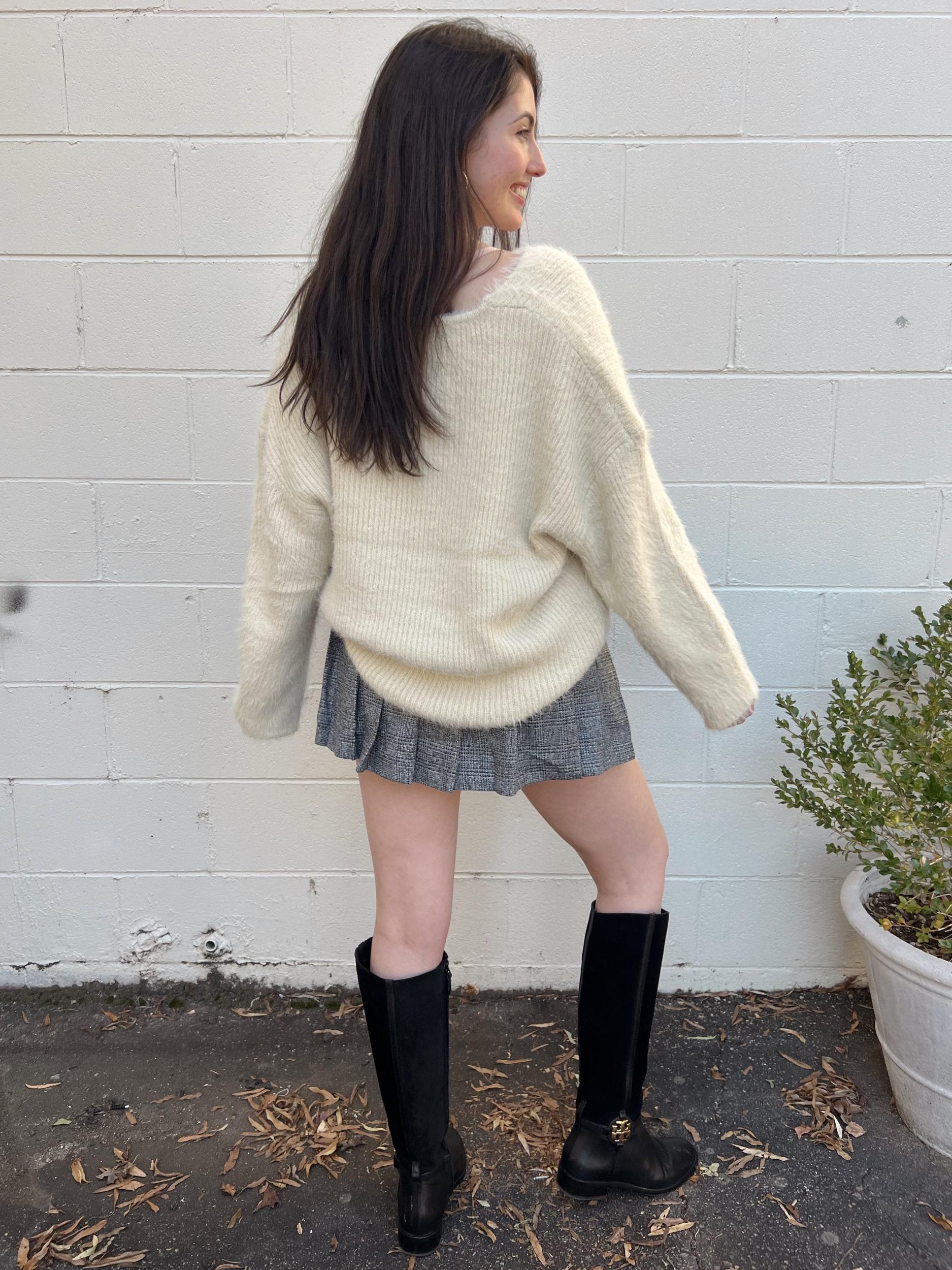 Fennel Plaid Pleated Skort Product Image