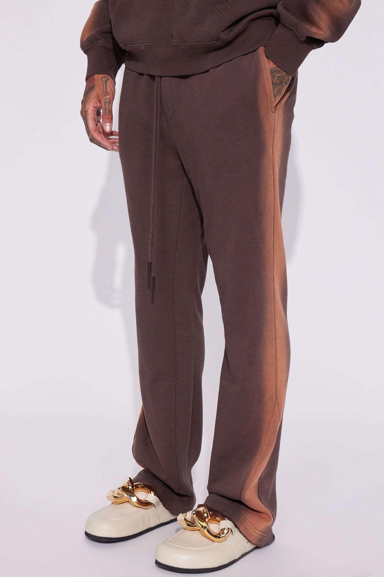 Tyson All You Flared Sweatpants - Brown Product Image