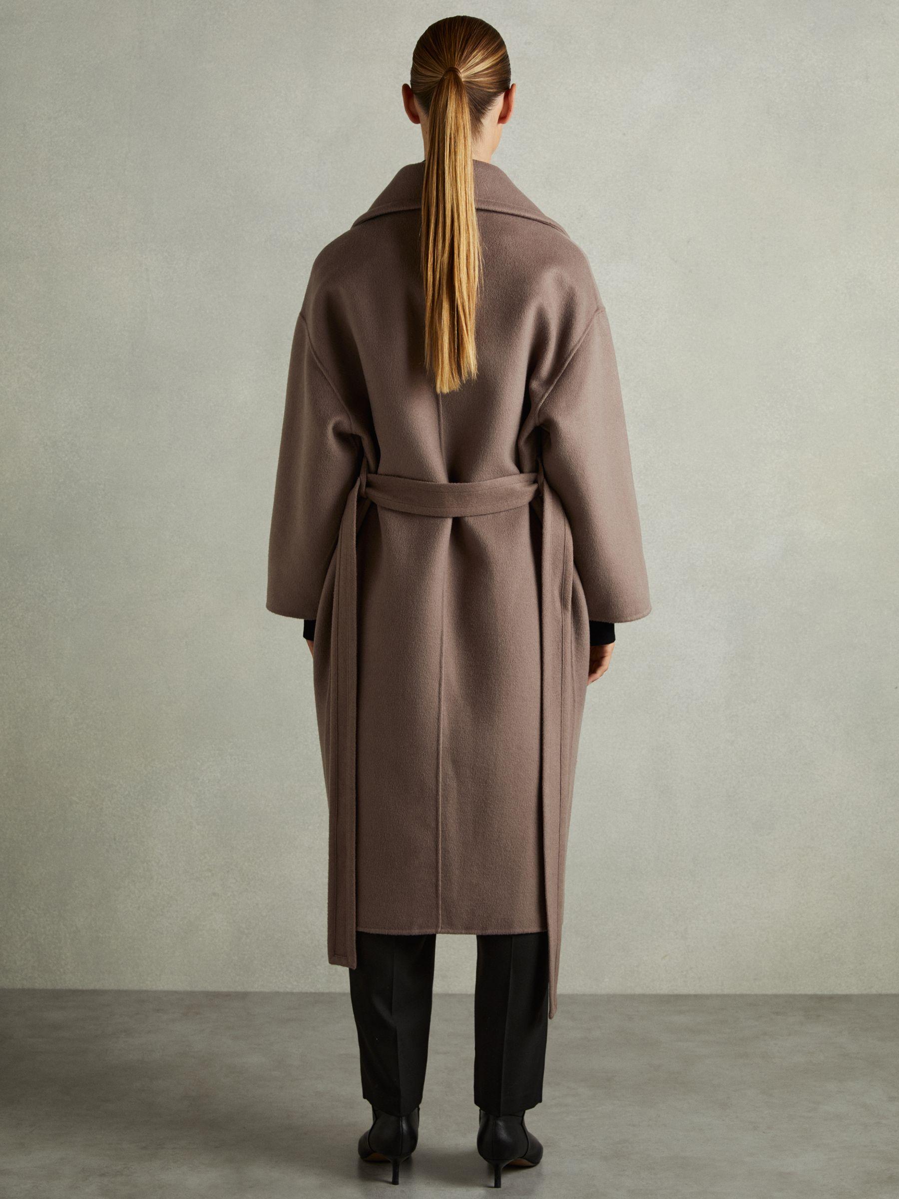 Wool-Blend Blindseam Coat in Mink Neutral Product Image