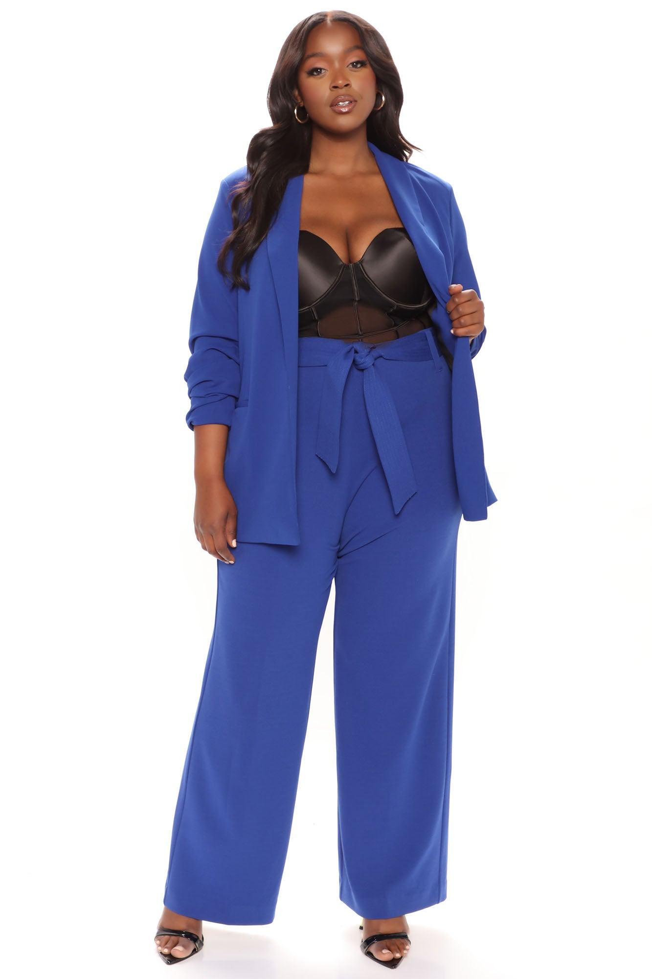 The Celine Blazer - Royal Product Image