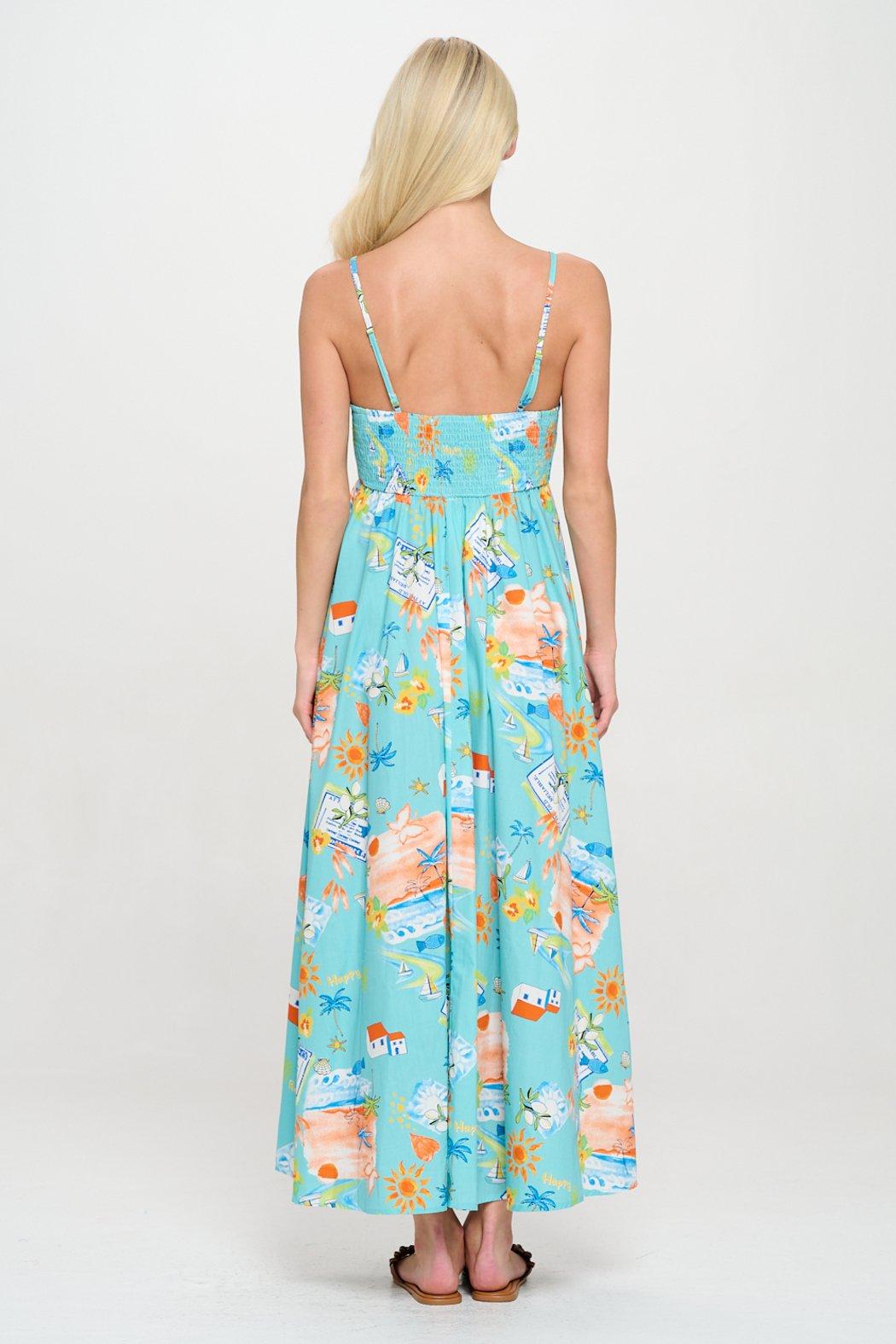 Azure Escape Maxi Dress Product Image