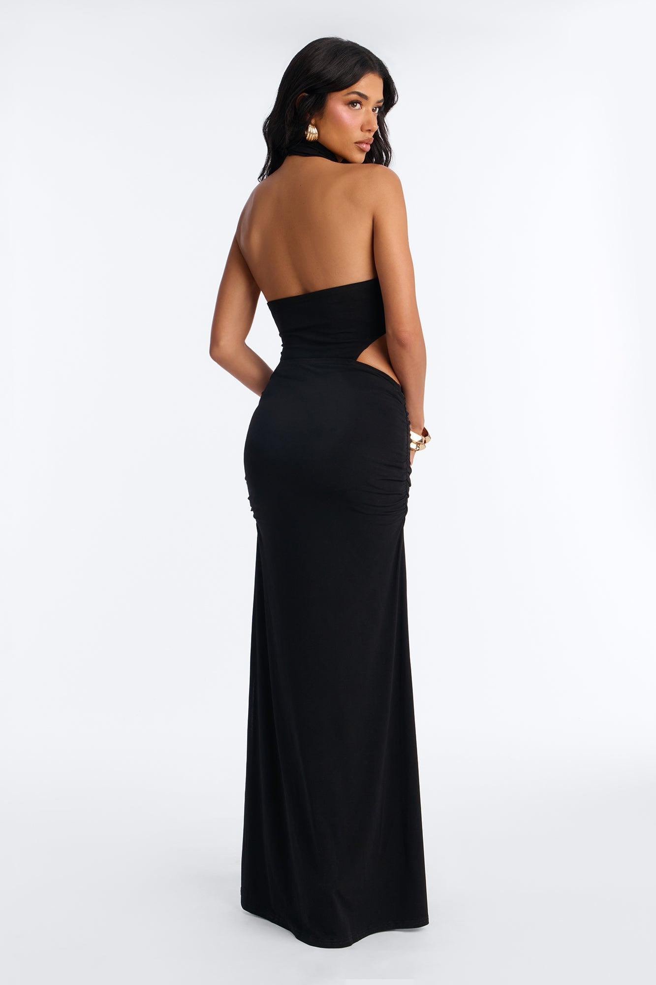 Kai Cut Out Twist Maxi Dress - Black Female Product Image