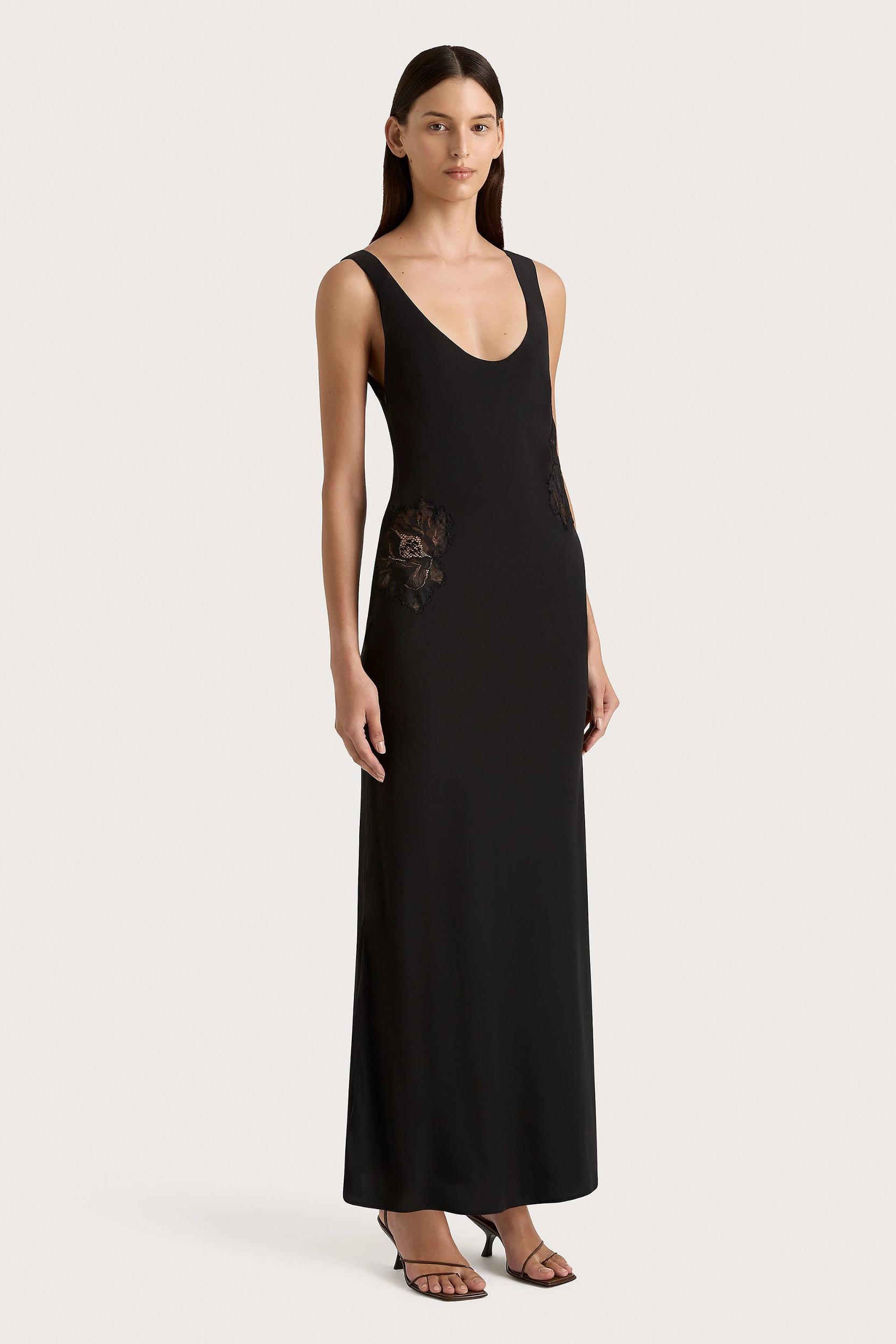 Biarritz Tank Maxi Dress Black - Final Sale Product Image