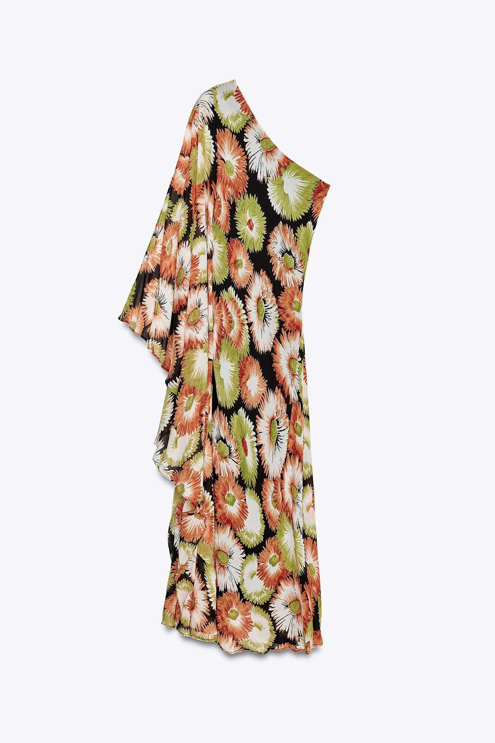 ZW COLLECTION ASYMMETRIC FLORAL PRINT DRESS Product Image