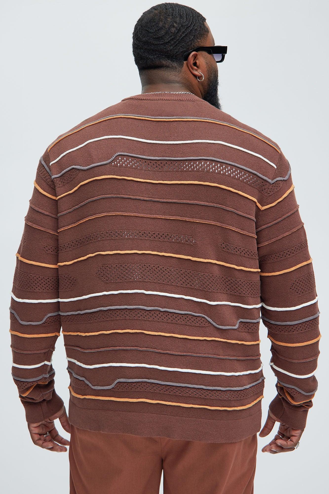 Dreamer Crewneck Sweater - Brown/combo Product Image