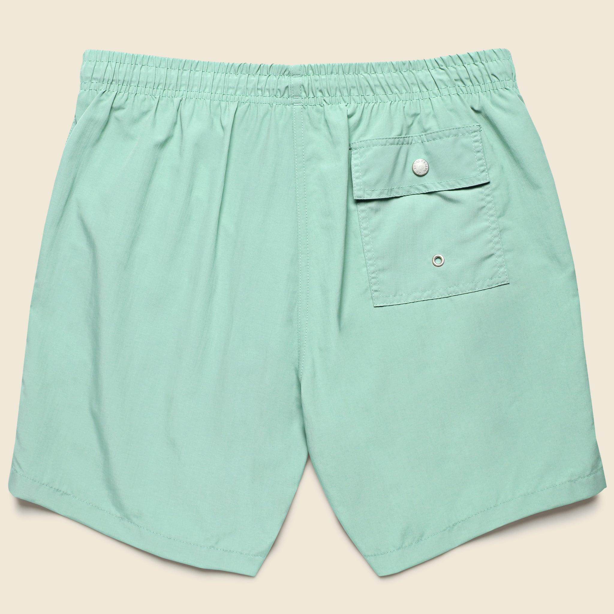 5.5" Solid Swim Trunks - Sea Foam Product Image