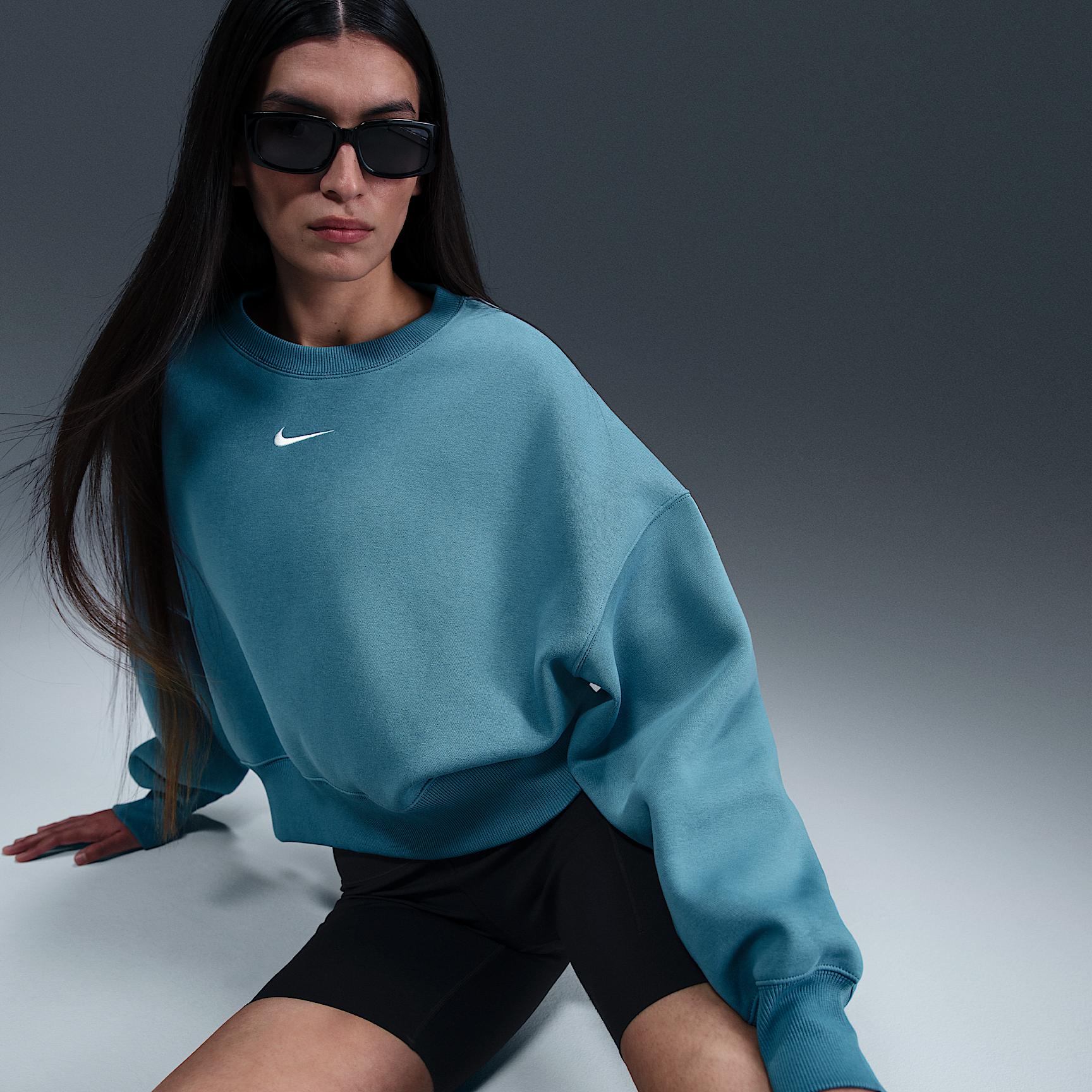 Women's Nike Sportswear Phoenix Fleece Over-Oversized Crew-Neck Sweatshirt Product Image