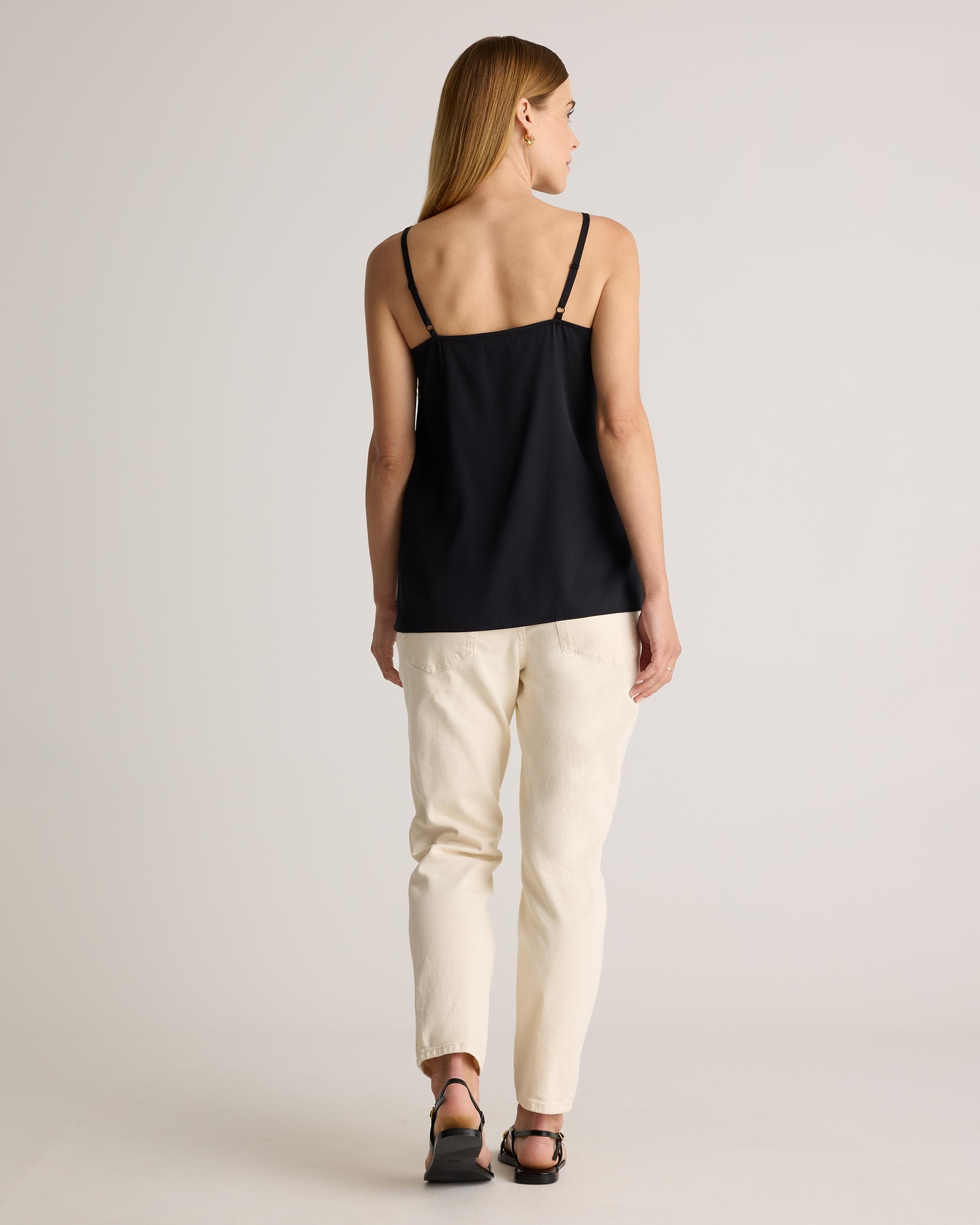 Quince | Women's Washable Stretch Silk V-Neck Maternity Cami Mulberry Silk Product Image