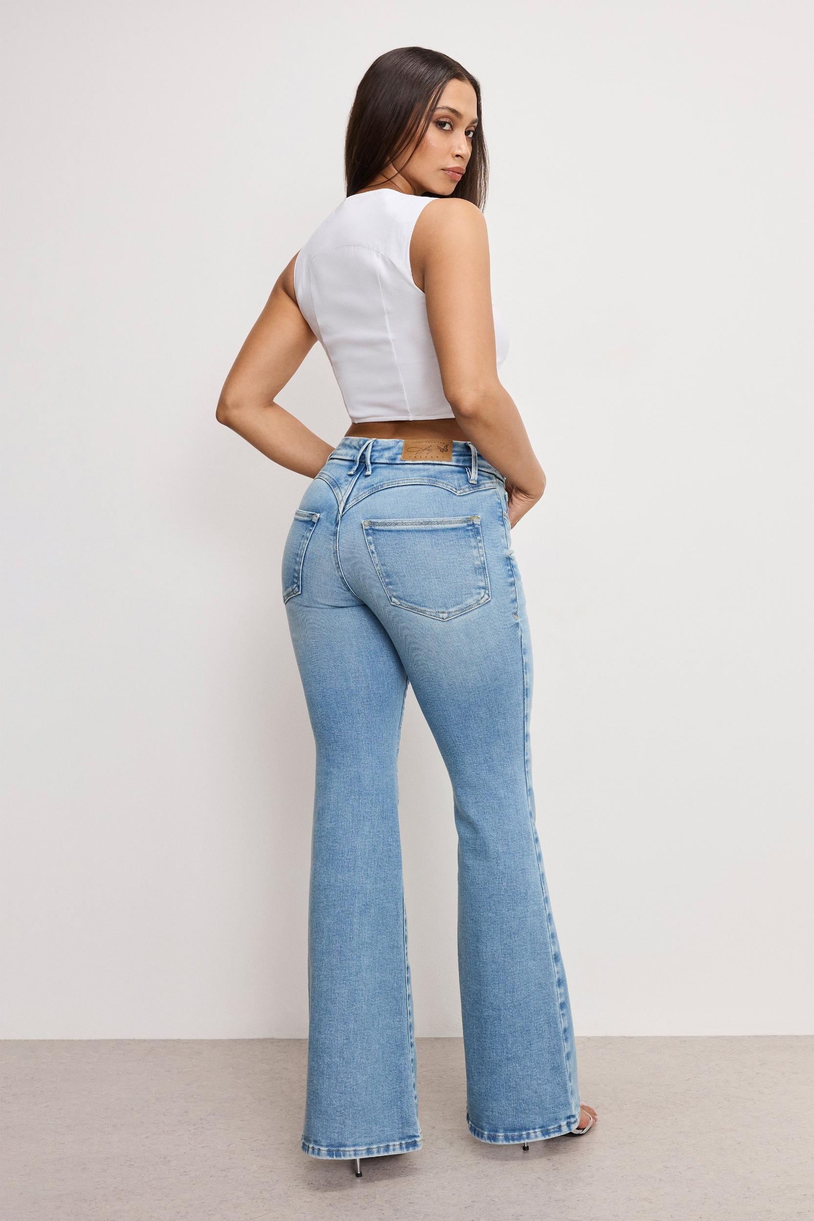 DOLLY JOLEANS FLARE JEANS | INDIGO1019 Product Image