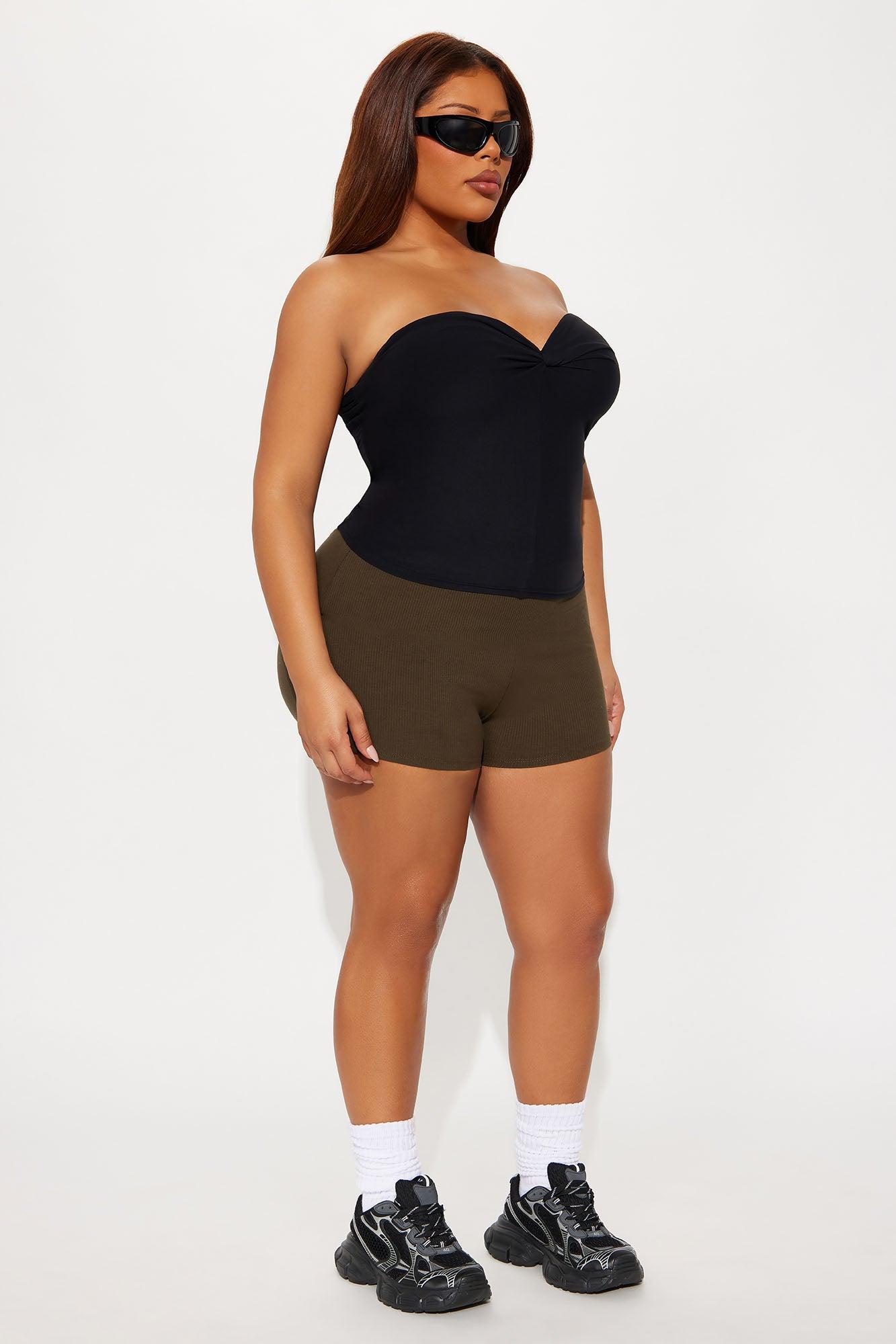 Second Skin Twist Tube Top - Black Female Product Image