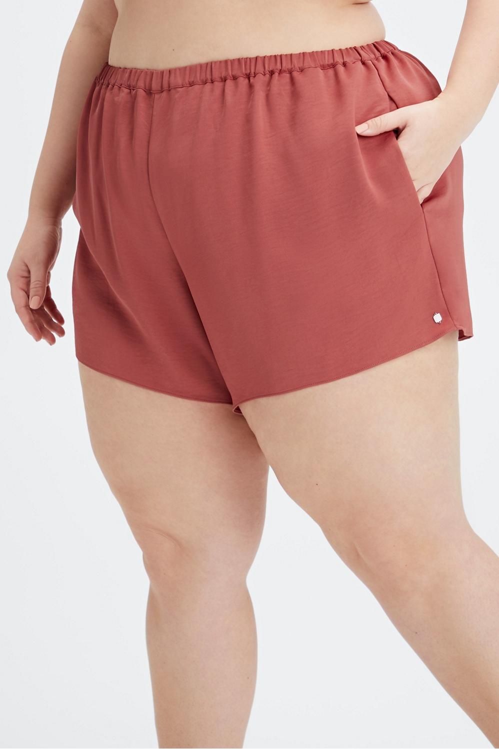 Fabletics Sleep Short Womens Terra Cotta Size XXS Product Image