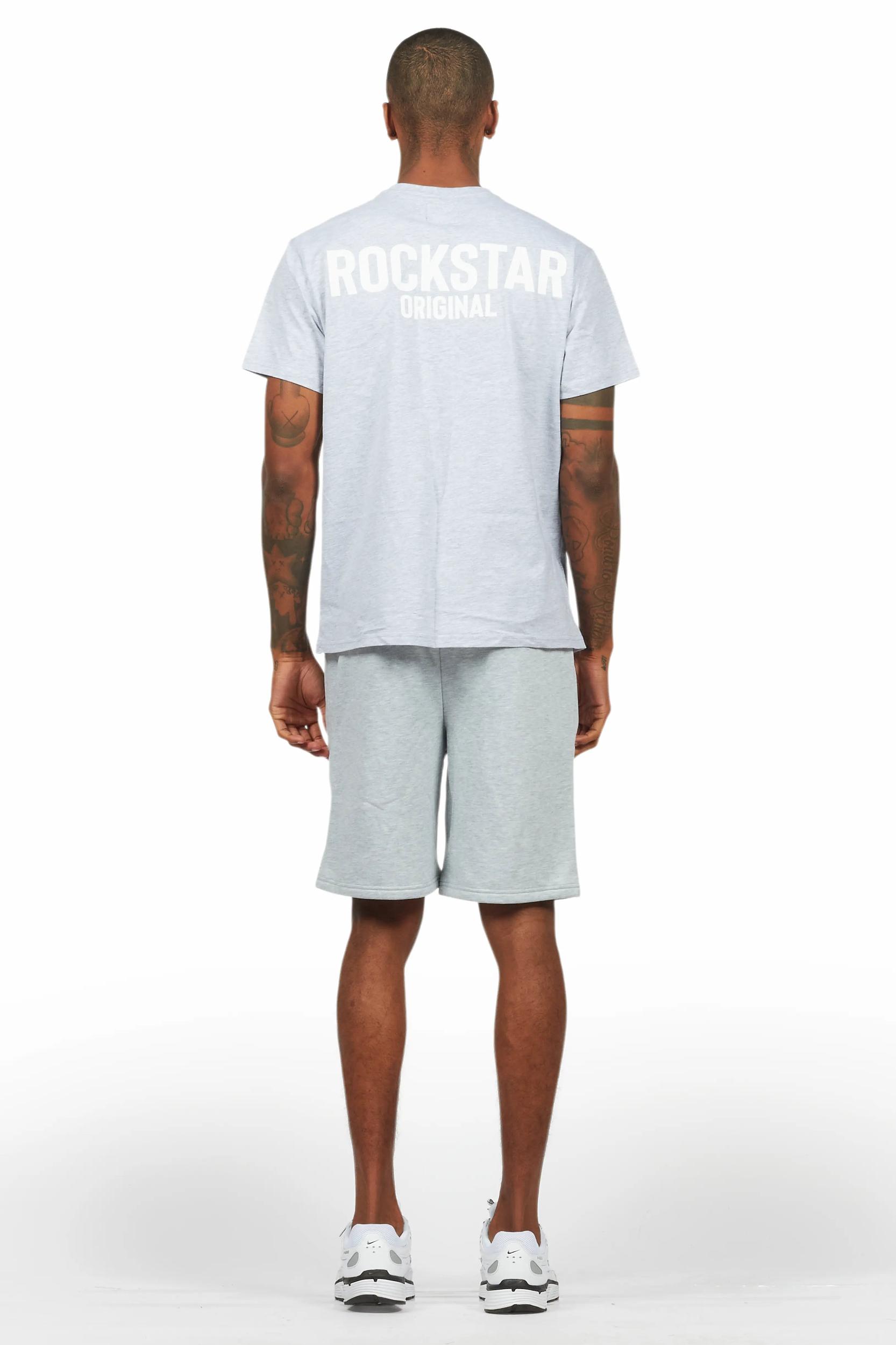 Sana Heather Grey Short Set Male Product Image