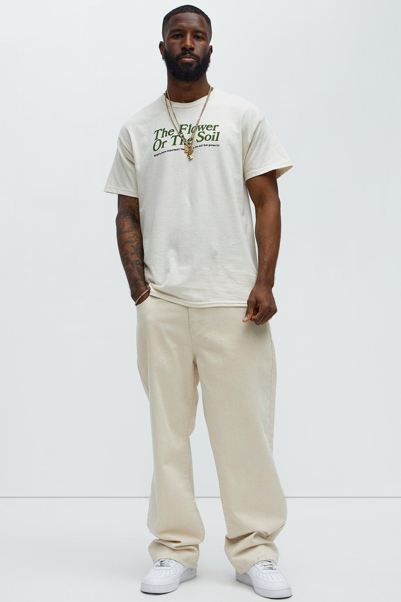 The Flower Short Sleeve Tee - Natural/Combo Product Image