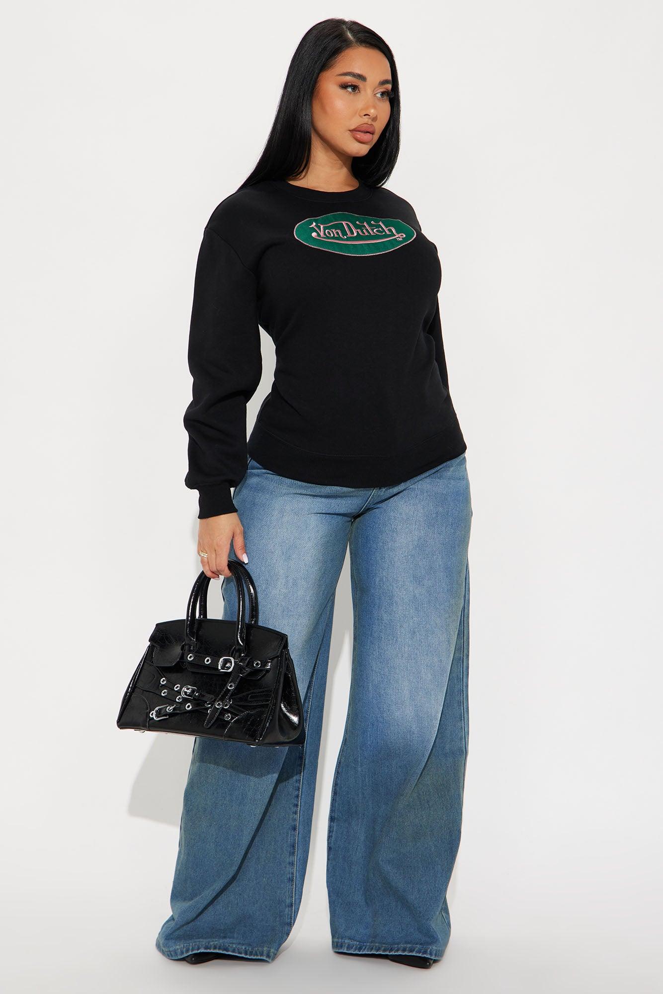 Von Dutch Patch Crewneck Sweatshirt - Black/combo Product Image