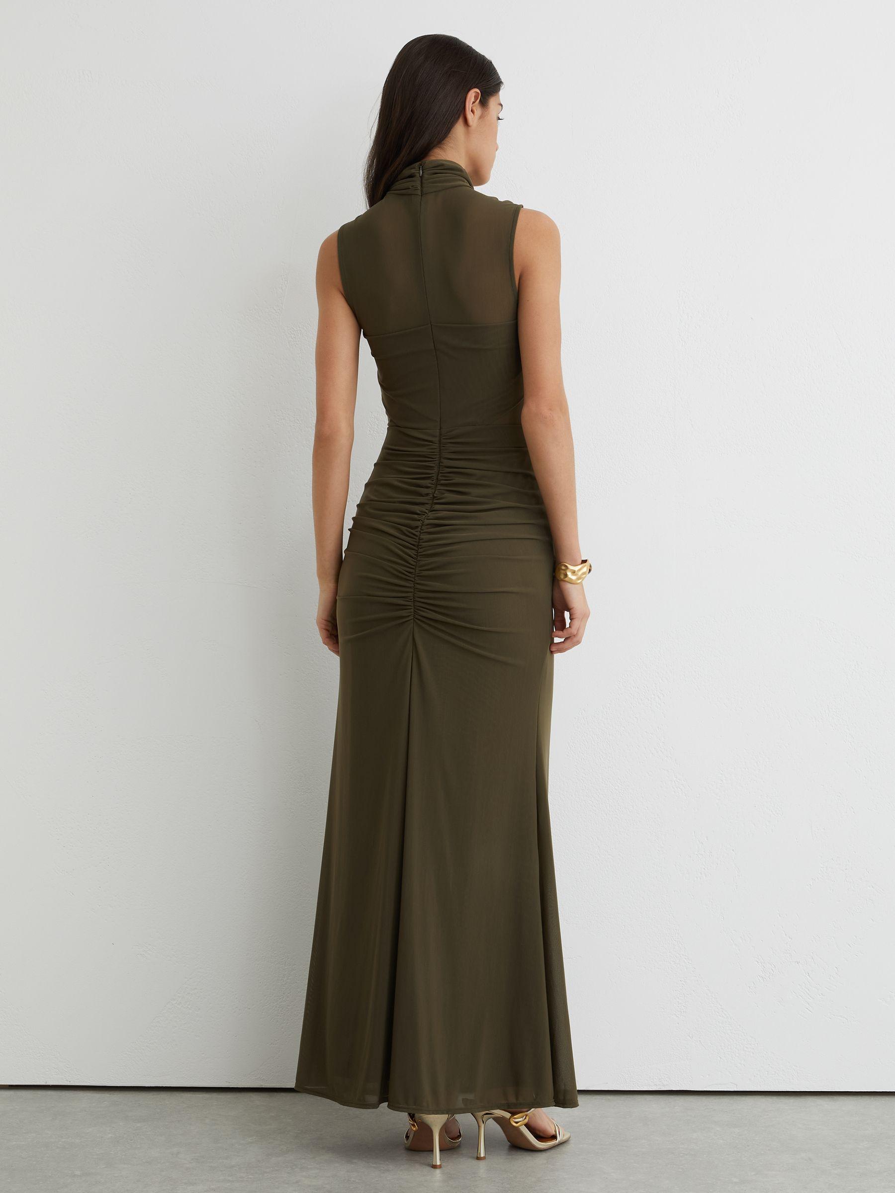 Petite Welt Pocket Flared Trousers in Tan Product Image