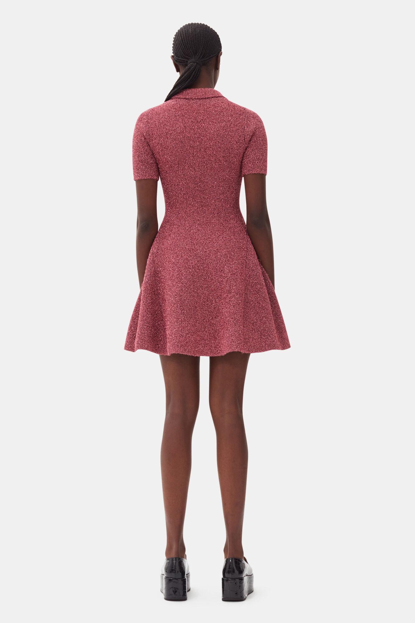 Pink Sparkle Mini Dress Product Image