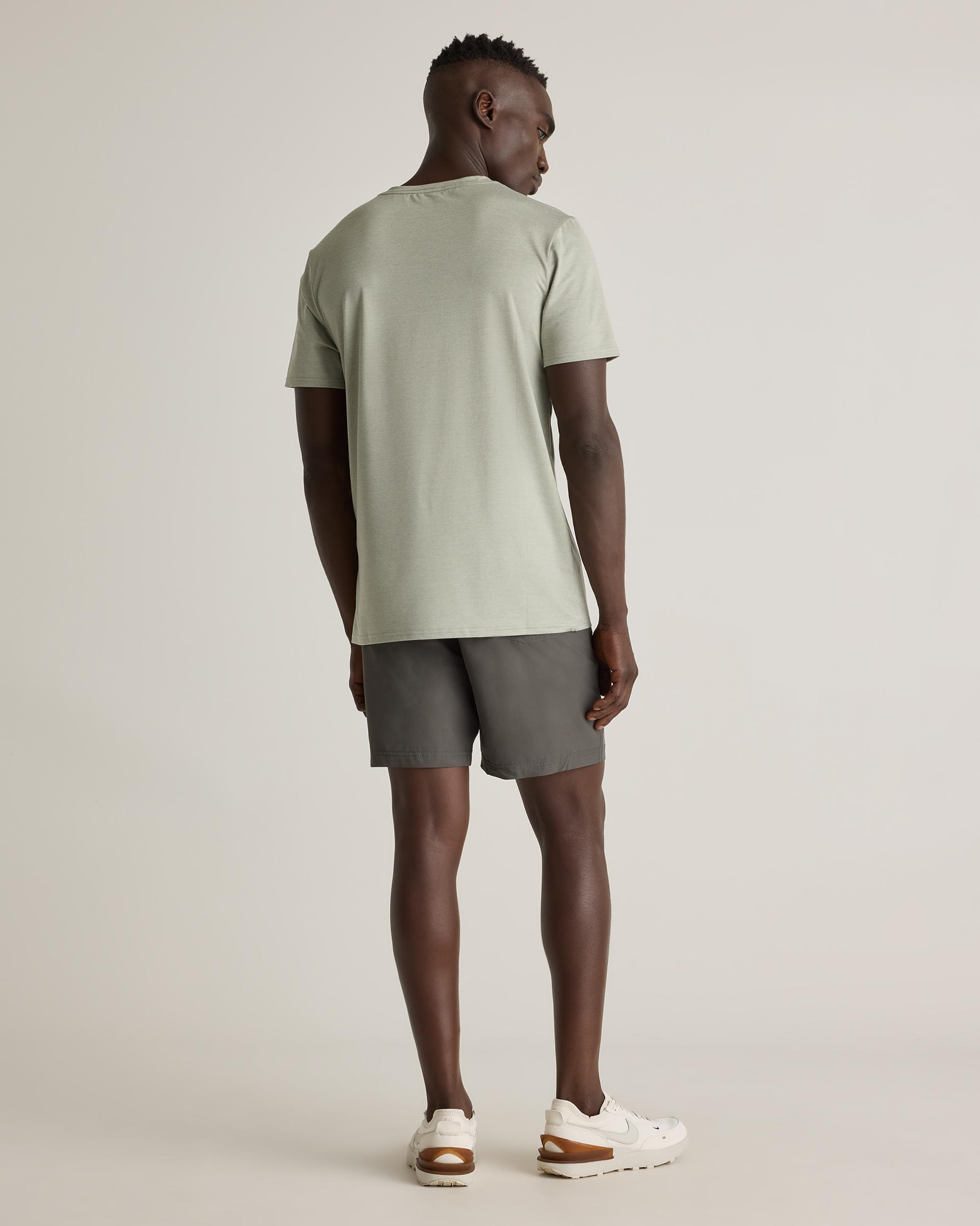 Quince | Men's Mesh Performance Training Quarter Zip Hoodie Recycled Polyester Product Image