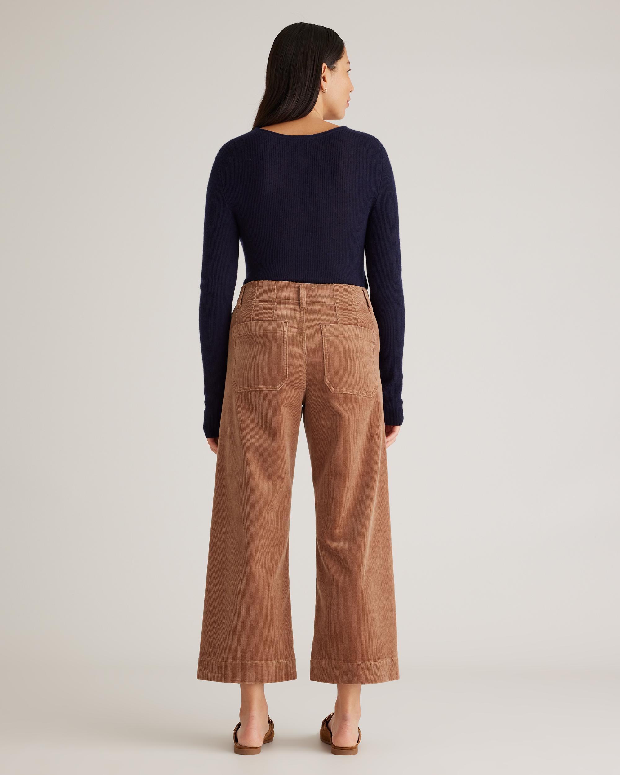 Quince | Women's Featherweight Cashmere Ribbed Crewneck Sweater Size XS Product Image