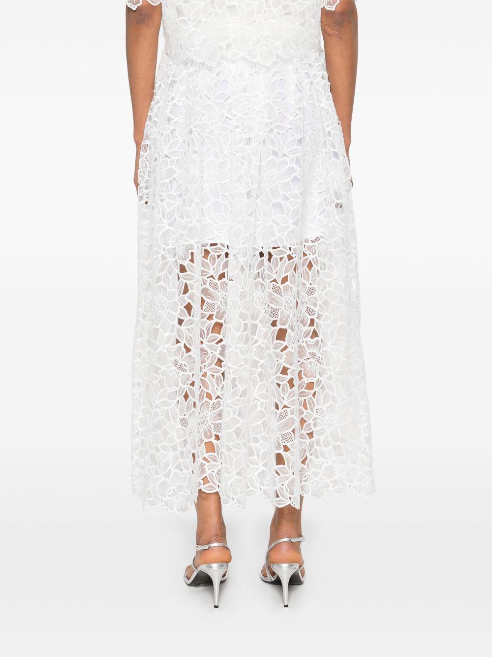 floral-lace maxi skirt Product Image