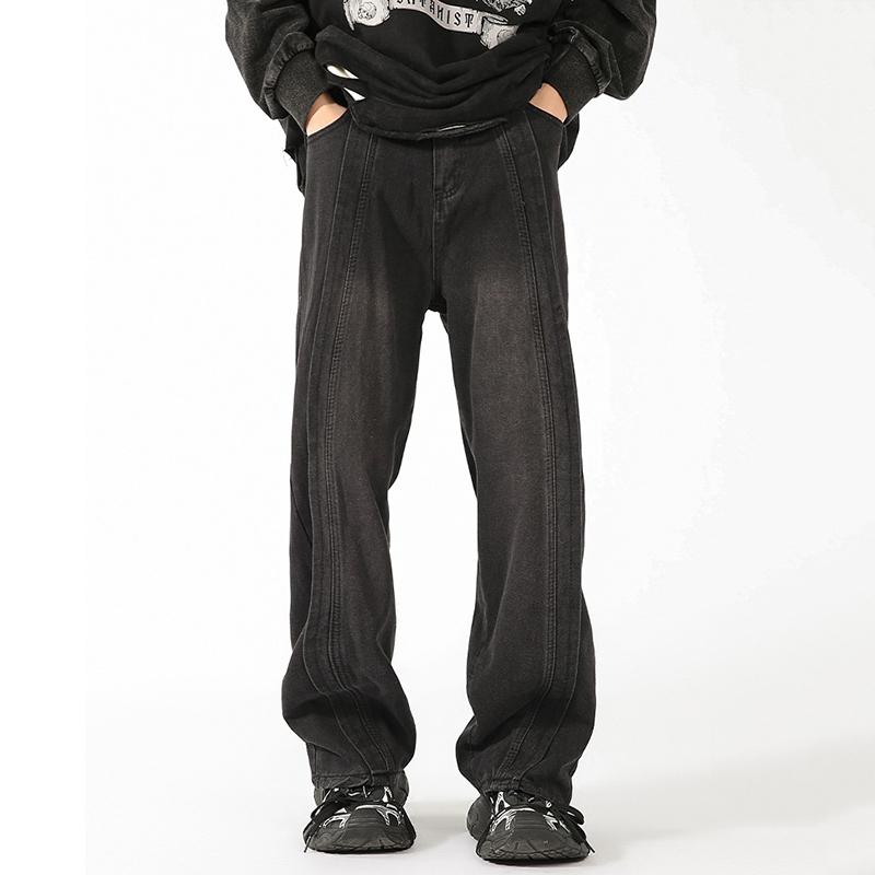 Sopula American Heavyweight High-End Patchwork Jeans Product Image