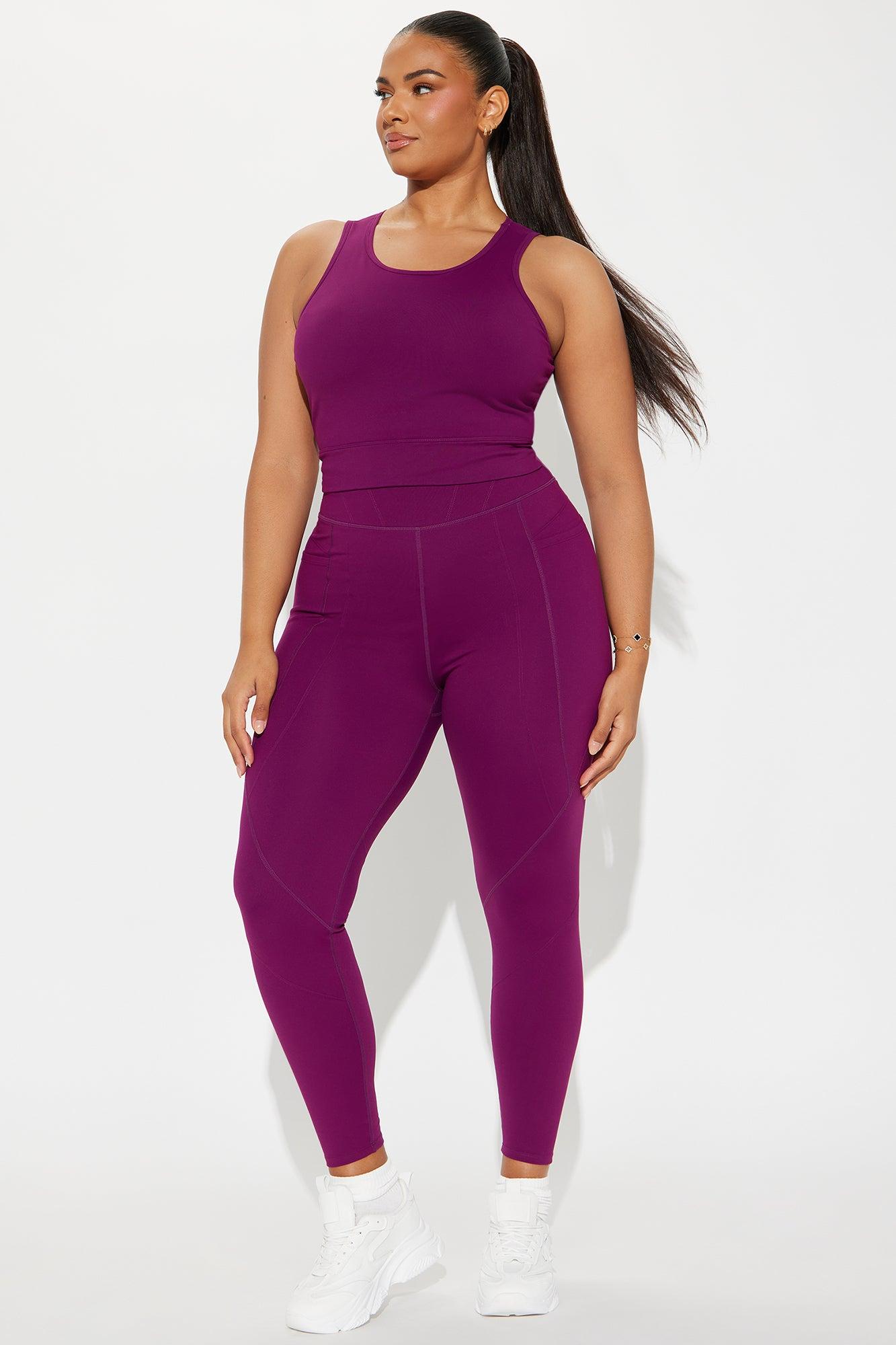 Energy Surge Super Soft Legging - Plum Product Image