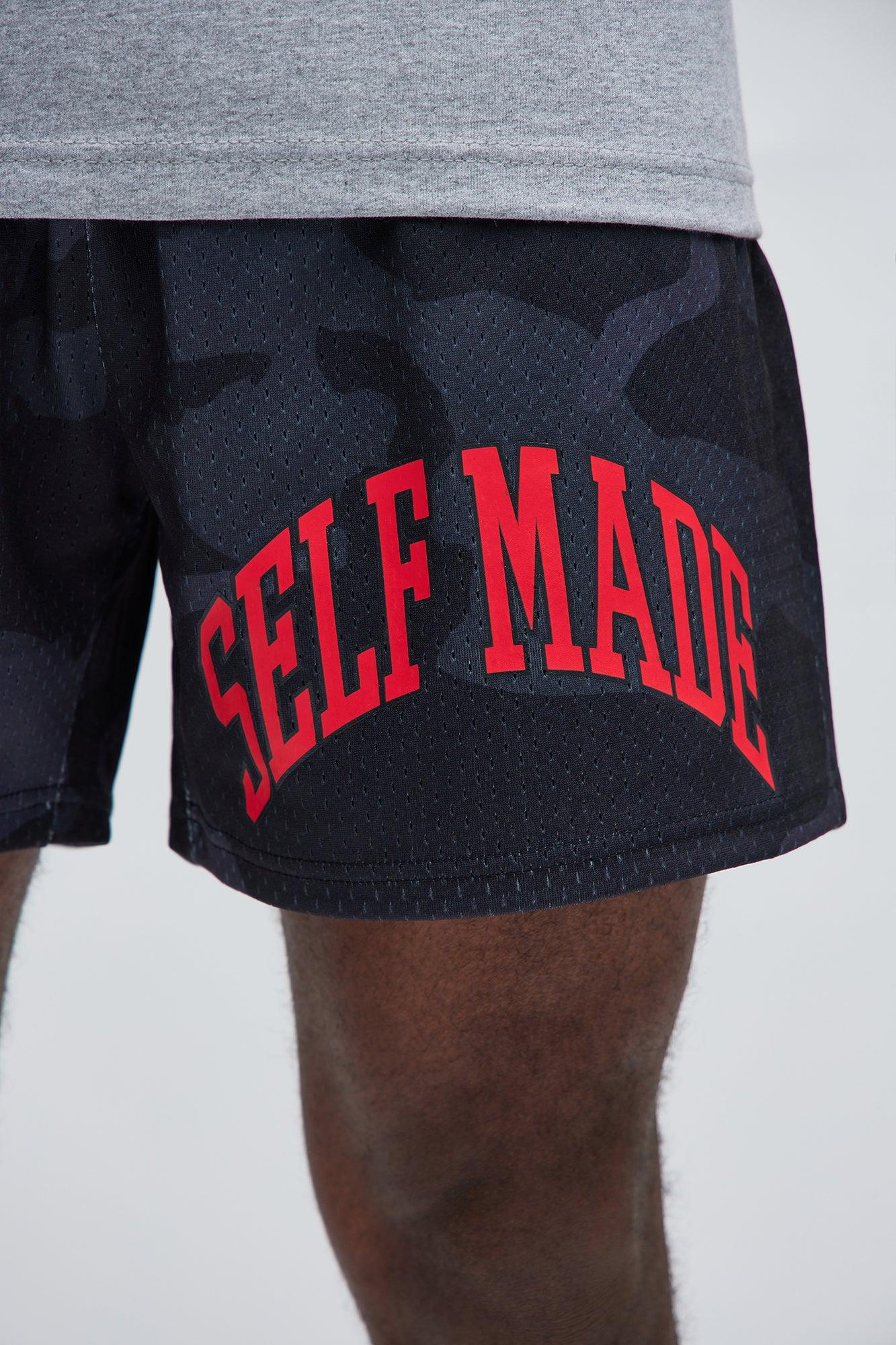 Self Made Mesh Shorts - Black Product Image