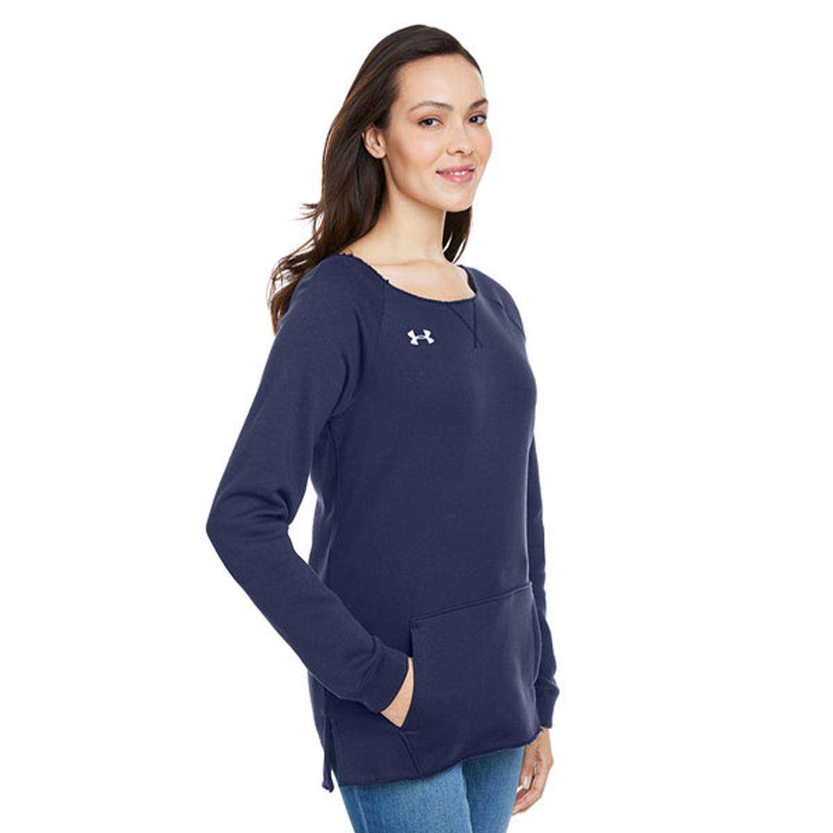 Under Armour Women's Hustle Fleece Crewneck Sweatshirt Product Image
