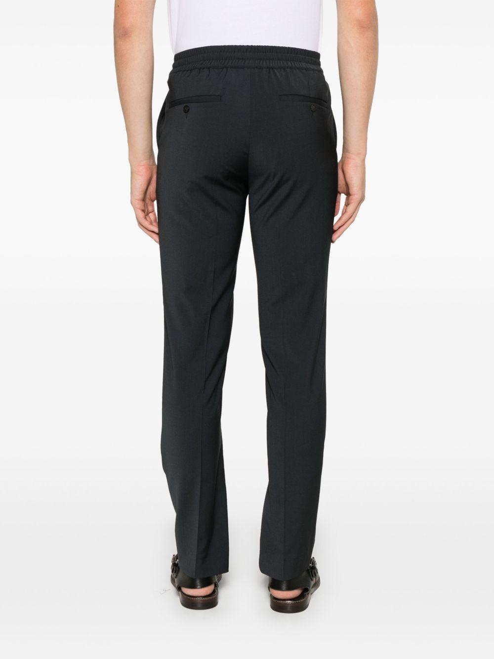 elasticated straight-leg trousers Product Image
