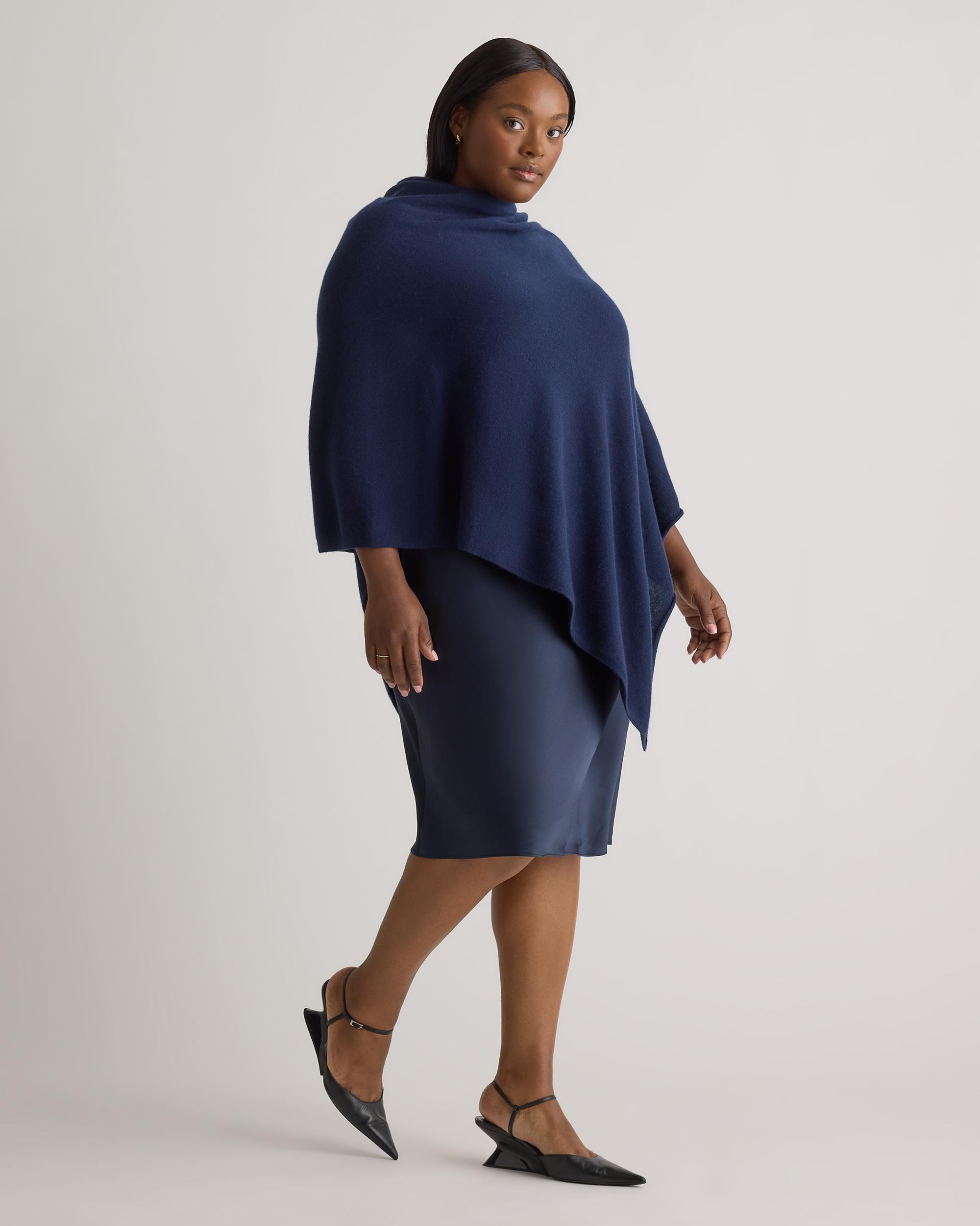 Quince | Women's Mongolian Cashmere Poncho Product Image