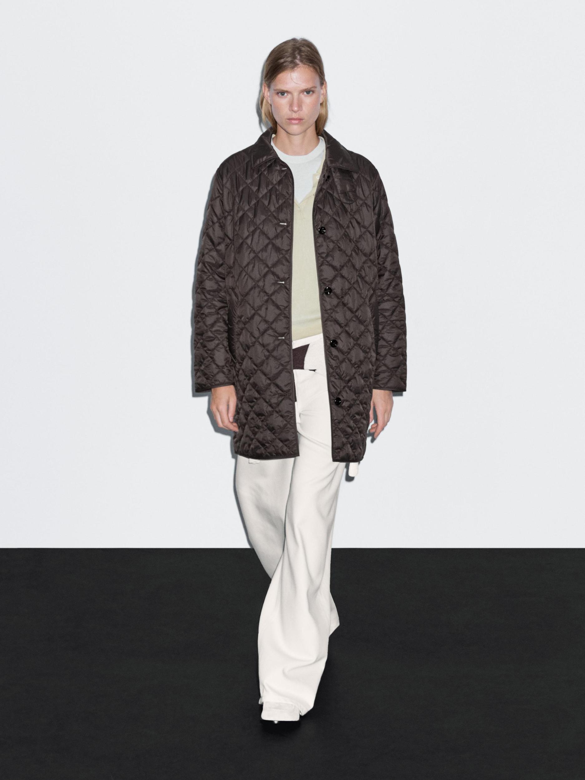 Long lightweight puffer jacket Product Image