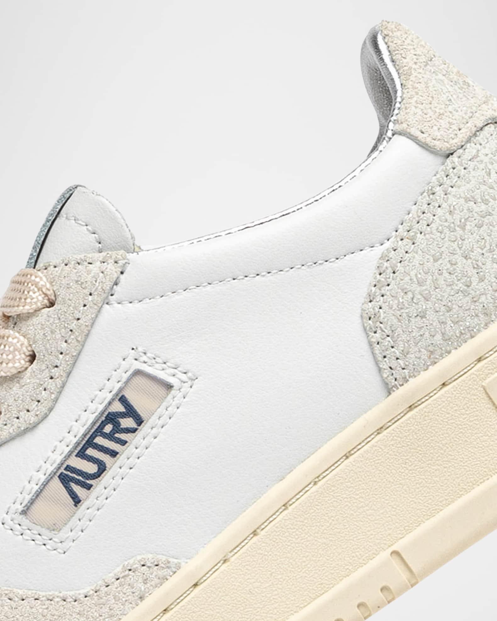 Medalist Mixed Leather Low-Top Sneakers Product Image