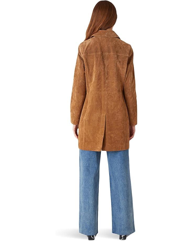 Women's Blank NYC Real Suede Trench Coat Product Image