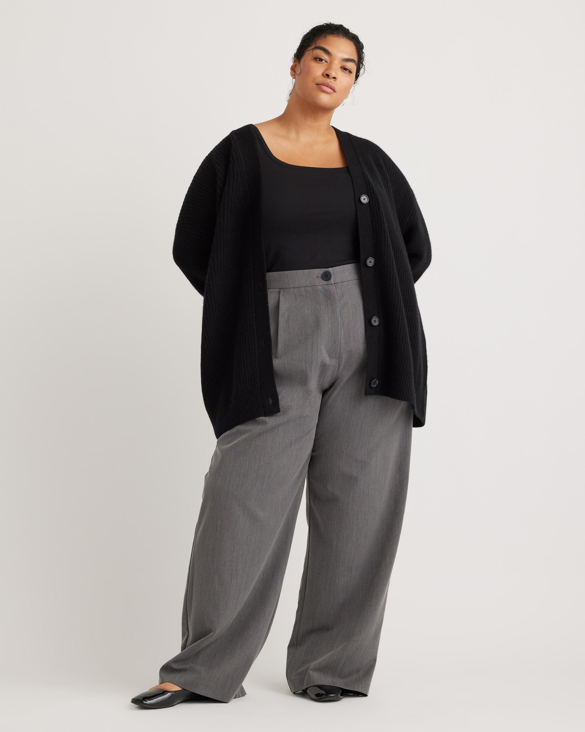 Quince | Women's Mongolian Cashmere Oversized Boyfriend Cardigan Sweater Product Image