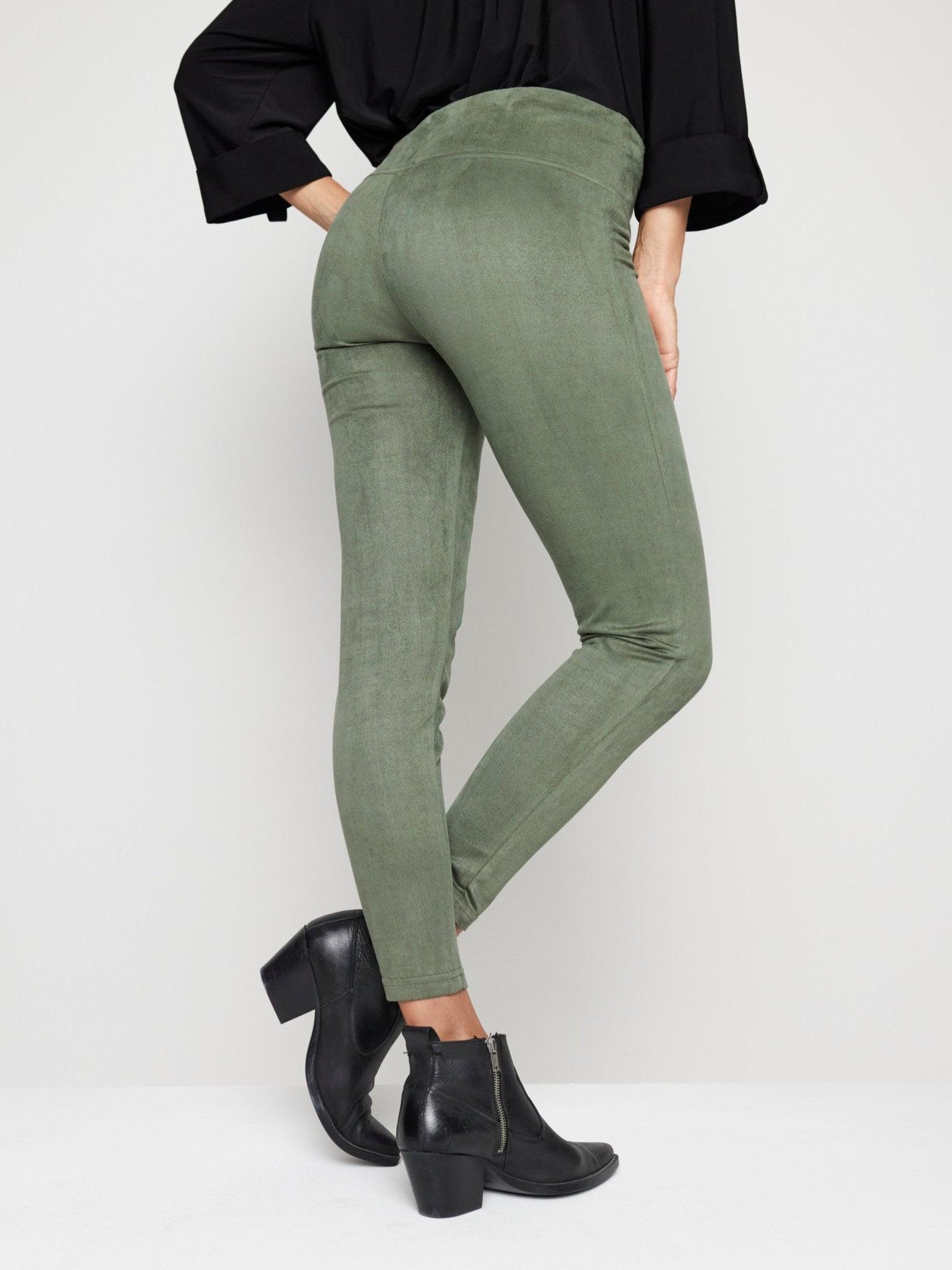 Roz & Ali Tummy Control Faux Suede Female Product Image